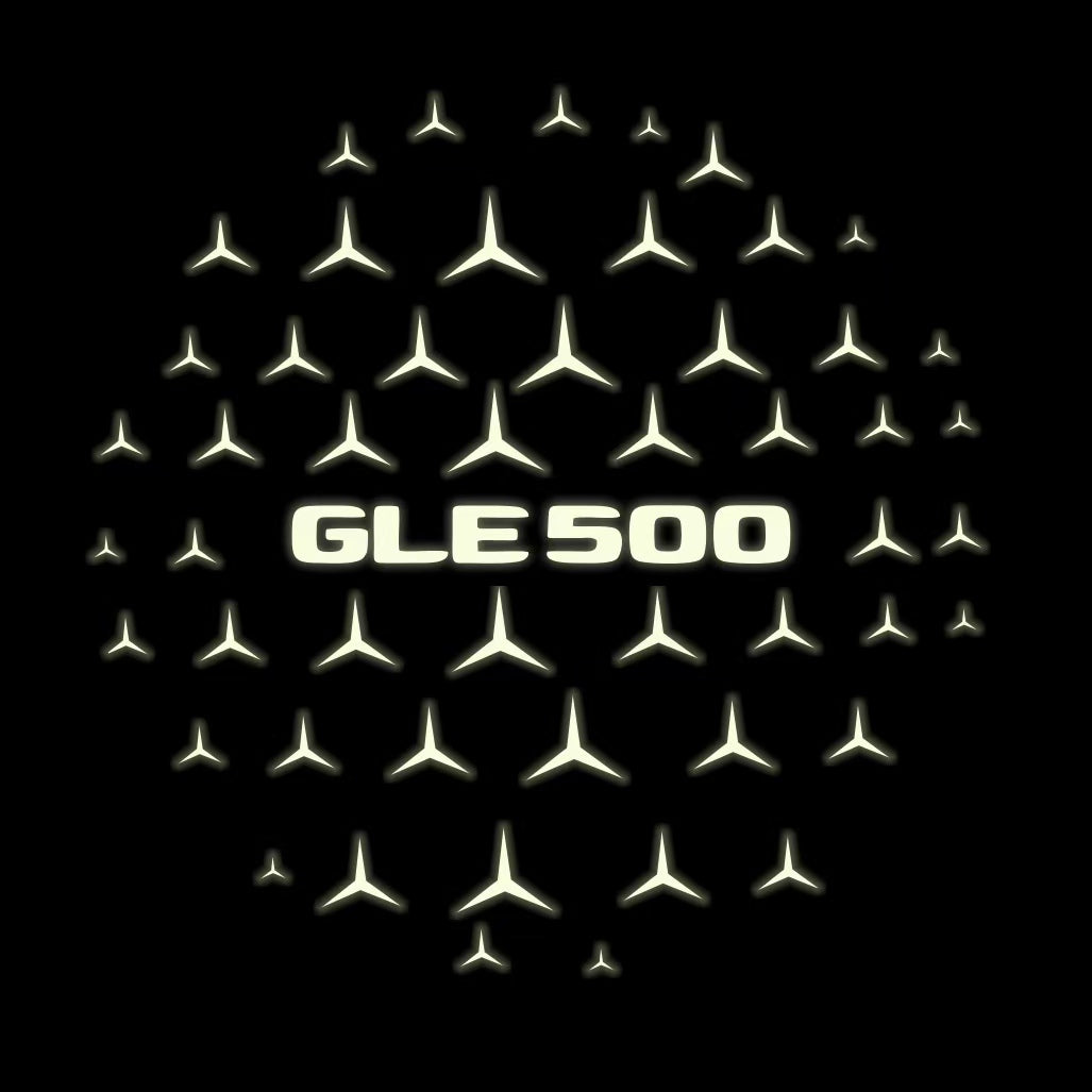 MERCEDES BENZ LOGO PROJECTOT LIGHTS Nr.03 (cantidad 1 = 1 juego/2 luces de puerta)