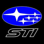 SUBARU IMPREZA STI LOGO PROJECROTR LIGHTS (quantity 1 = 1 sets/2 door lights) Nr.03A24