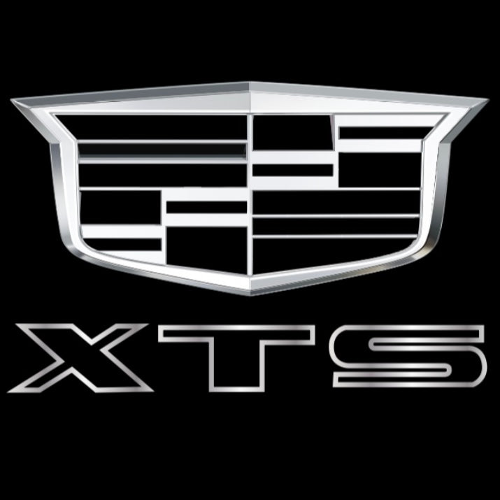CADILLAC XTS LOGO PROJECTOT LIGHTS Nr.9726 (quantity 1 = 2 Logo Films /2 door lights）