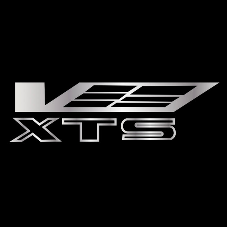 CADILLAC XTS LOGO PROJECTOT LIGHTS Nr.9767 (quantity 1 = 2 Logo Films /2 door lights）