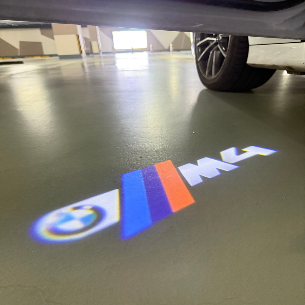 BMW M3 LOGO PROJECTOT LIGHTS Nr.24 (Menge 1 = 1 Sets/2 Türleuchten)