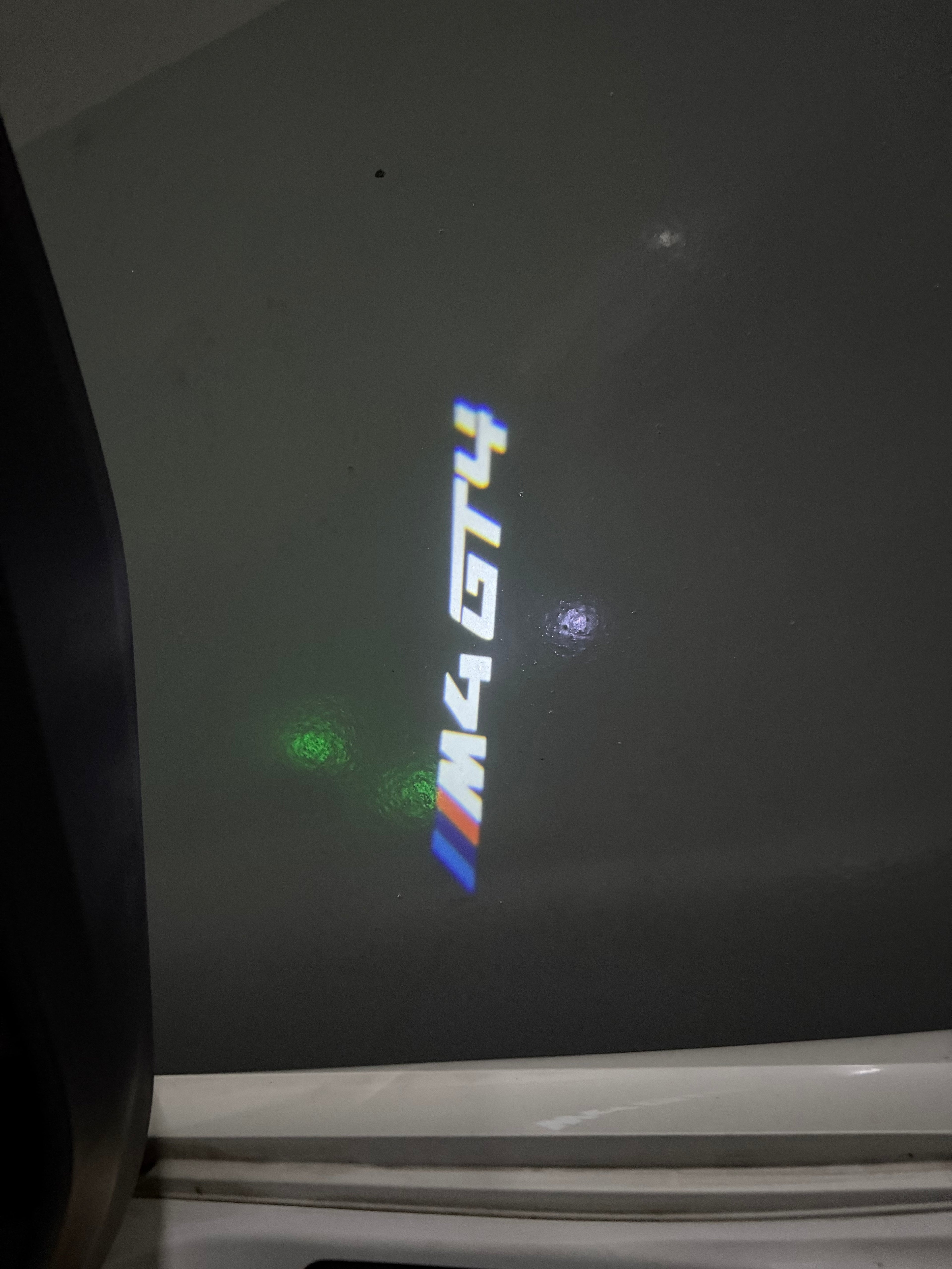 BMW M3 LOGO PROJECTOT LIGHTS Nr.24 (Menge 1 = 1 Sets/2 Türleuchten)