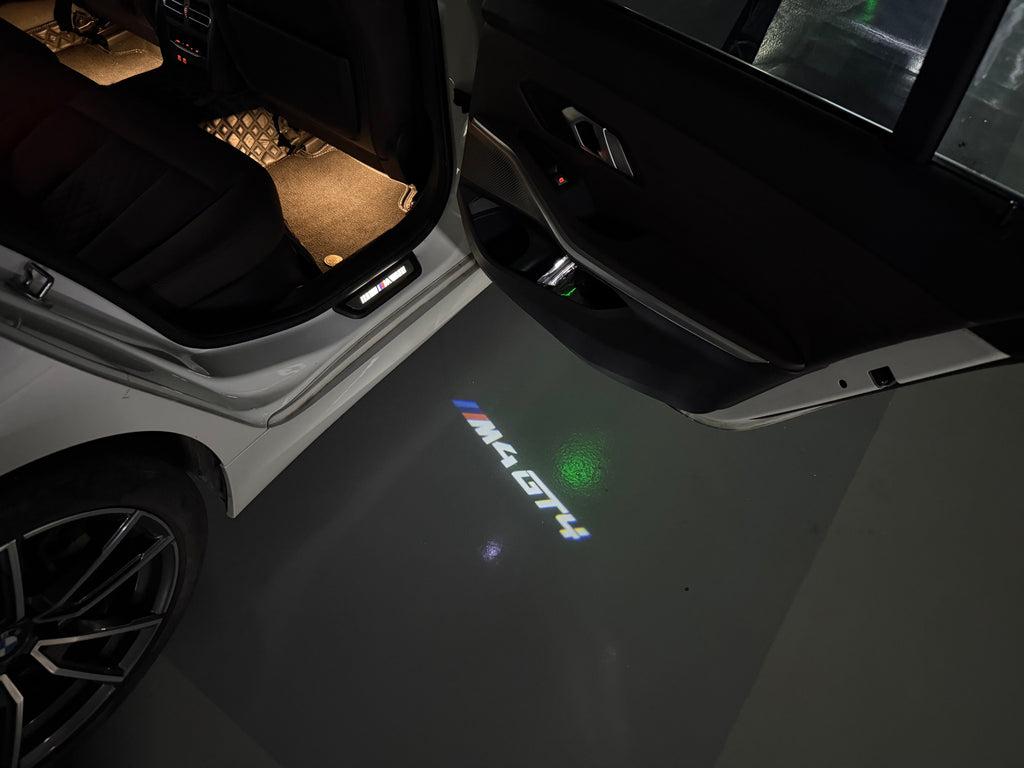 BMW M3 LOGO PROJECTOT LIGHTS Nr.24 (Menge 1 = 1 Sets/2 Türleuchten)