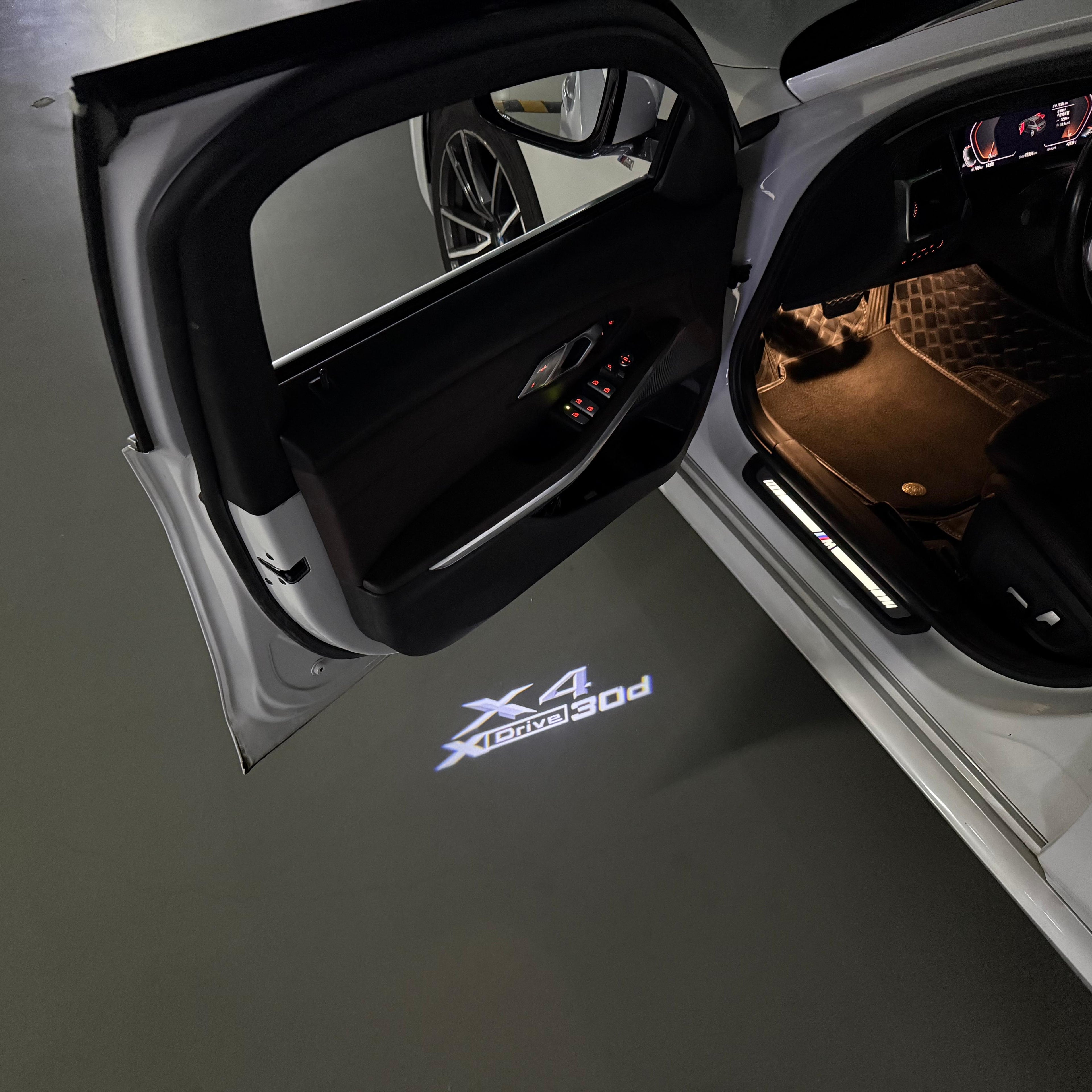 BMW M3 LOGO PROJECTOT LIGHTS Nr.24 (quantità 1 = 1 set/2 luci porta)