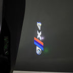 BMW M3 LOGO PROJECTOT LIGHTS Nr.24 (quantità 1 = 1 set/2 luci porta)