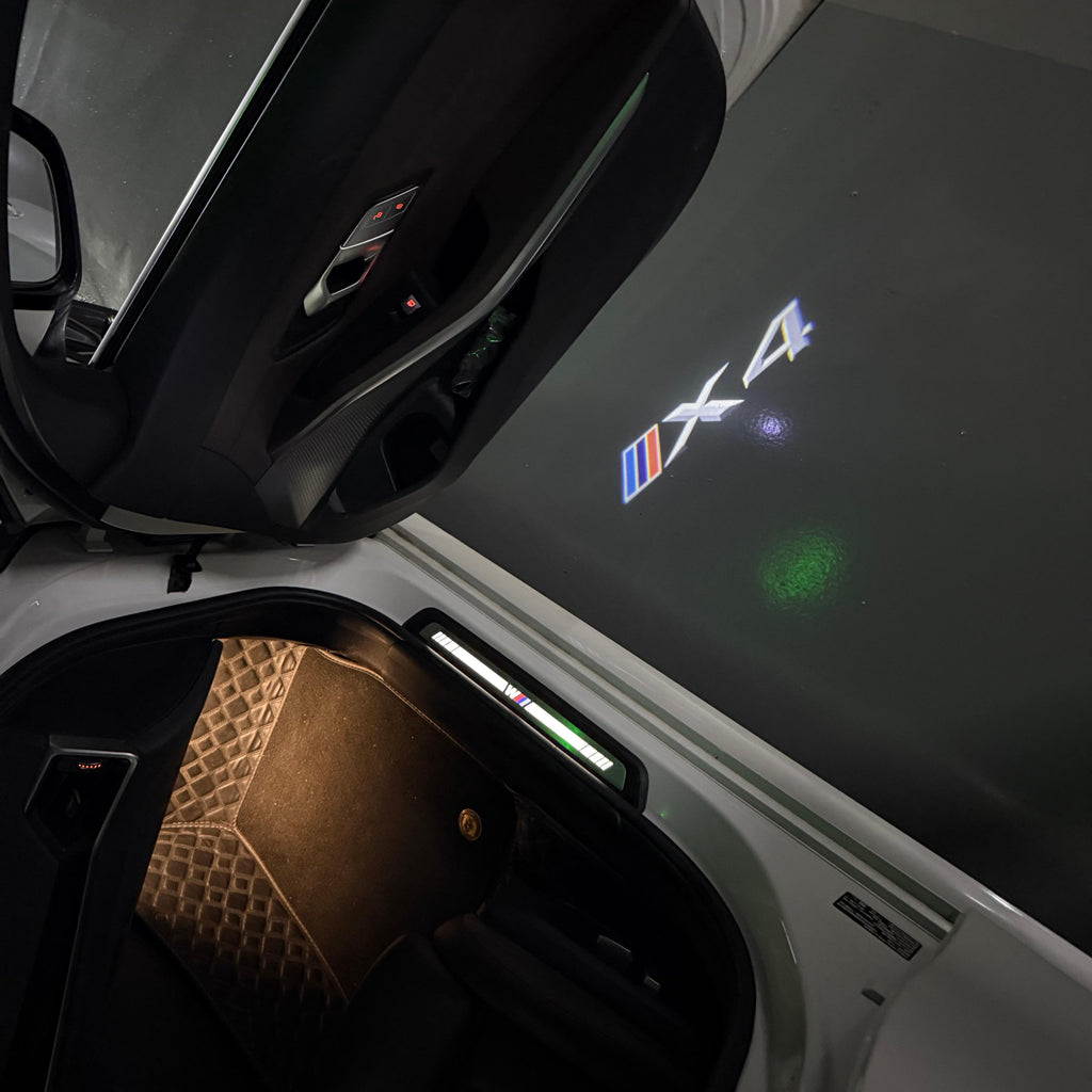 BMW M3 LOGO PROJECTOT LIGHTS Nr.24 (Menge 1 = 1 Sets/2 Türleuchten)