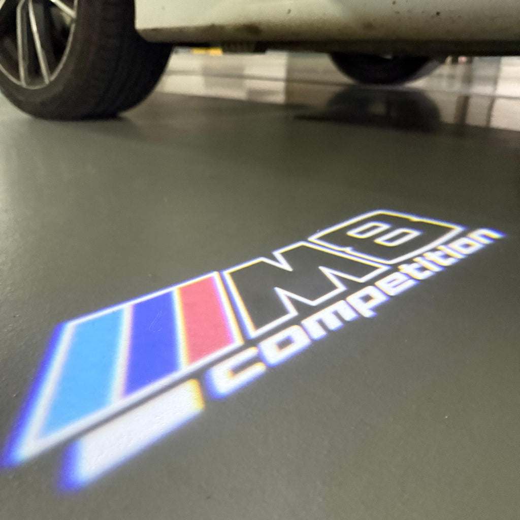 BMW M3 LOGO PROJECTOT LIGHTS Nr.24 (Menge 1 = 1 Sets/2 Türleuchten)