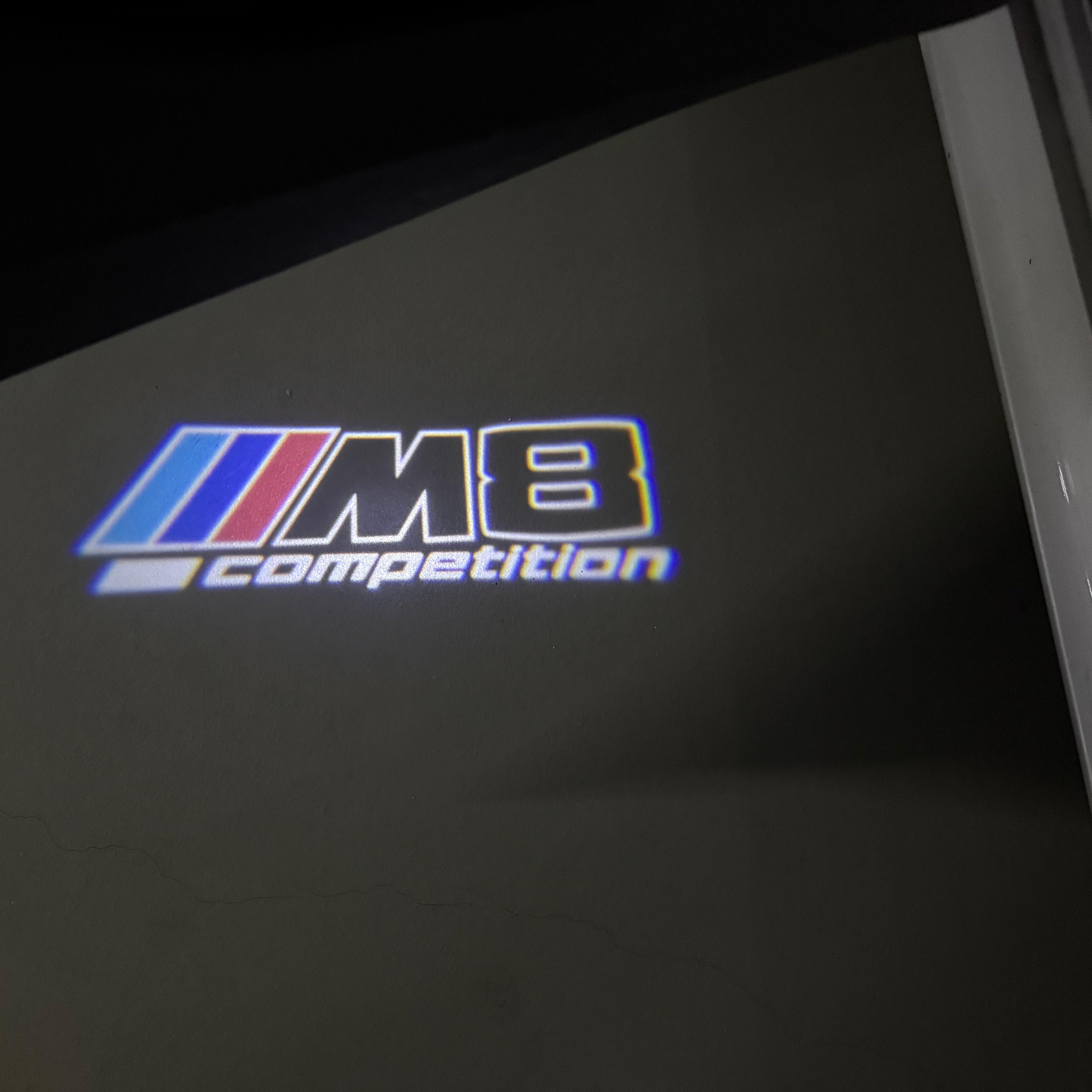 BMW M3 LOGO PROJECTOT LIGHTS Nr.24 (quantità 1 = 1 set/2 luci porta)