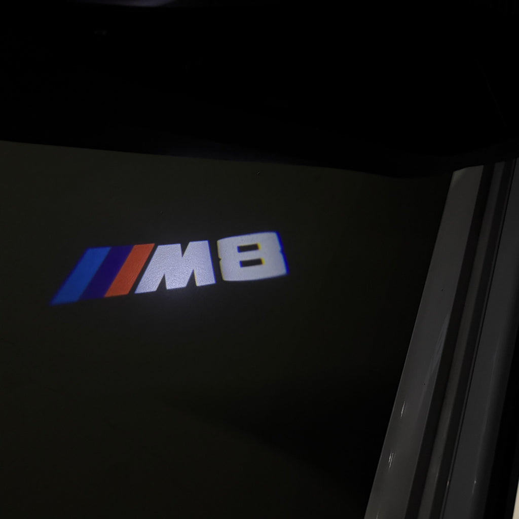 BMW 8 SERIES M8   LOGO PROJECTOT LIGHTS (quantity 1 = 1 sets/2 door lights) Nr.6024S06