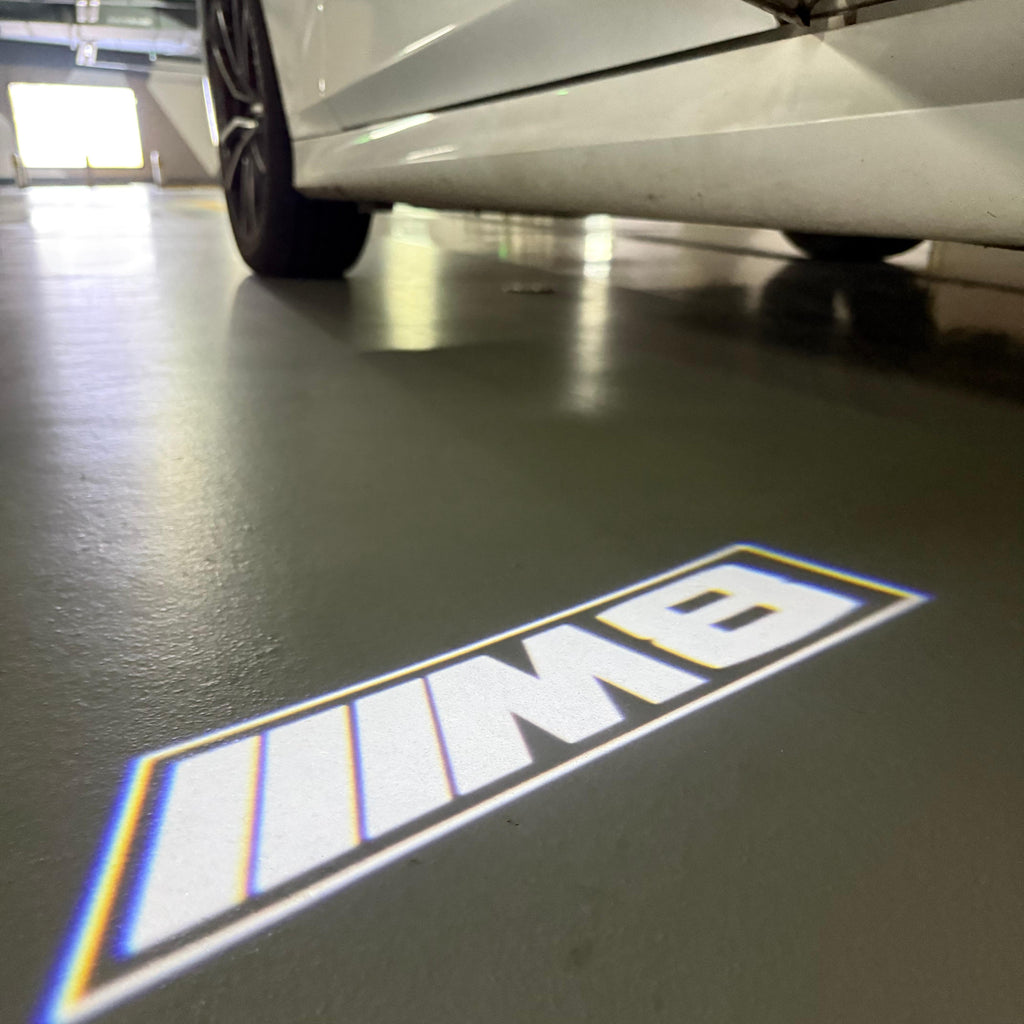 BMW M3 LOGO PROJECTOT LIGHTS Nr.24 (Menge 1 = 1 Sets/2 Türleuchten)