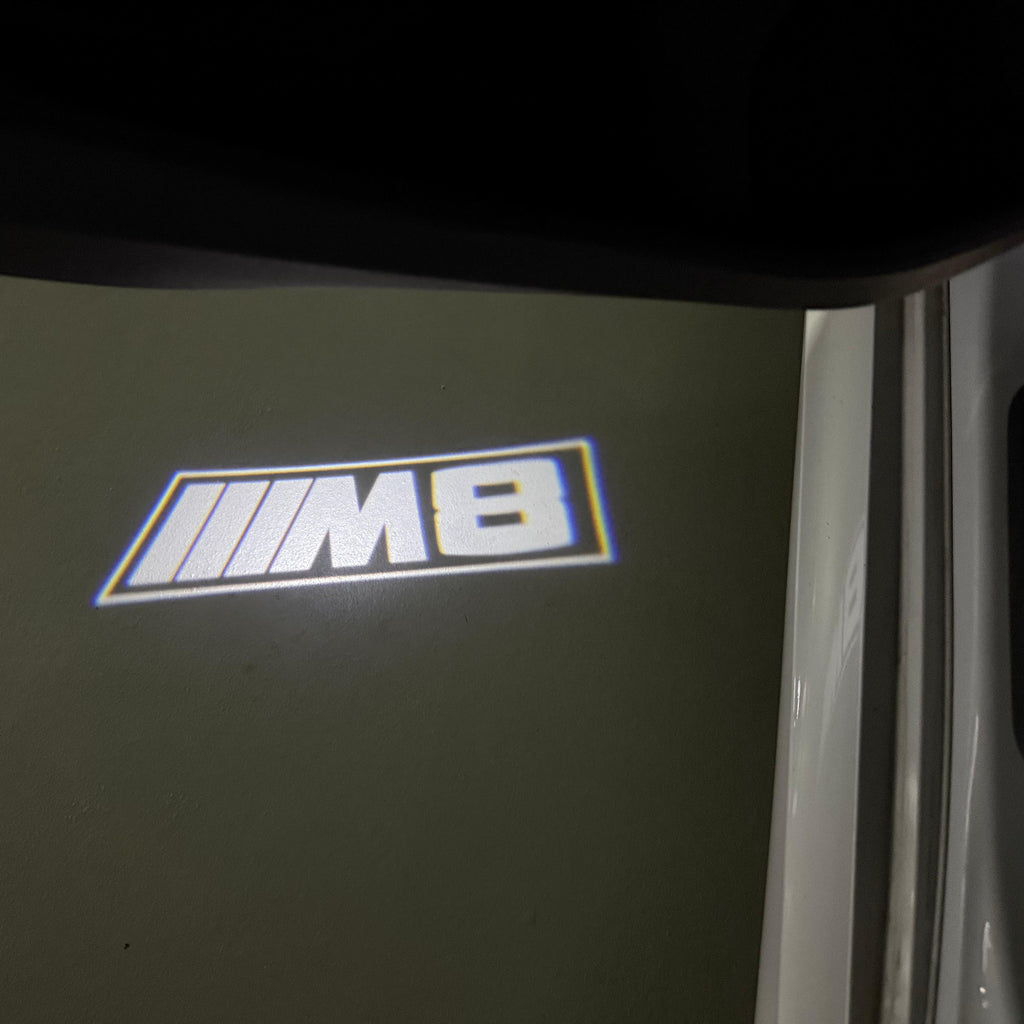 BMW M3 LOGO PROJECTOT LIGHTS Nr.24 (Menge 1 = 1 Sets/2 Türleuchten)