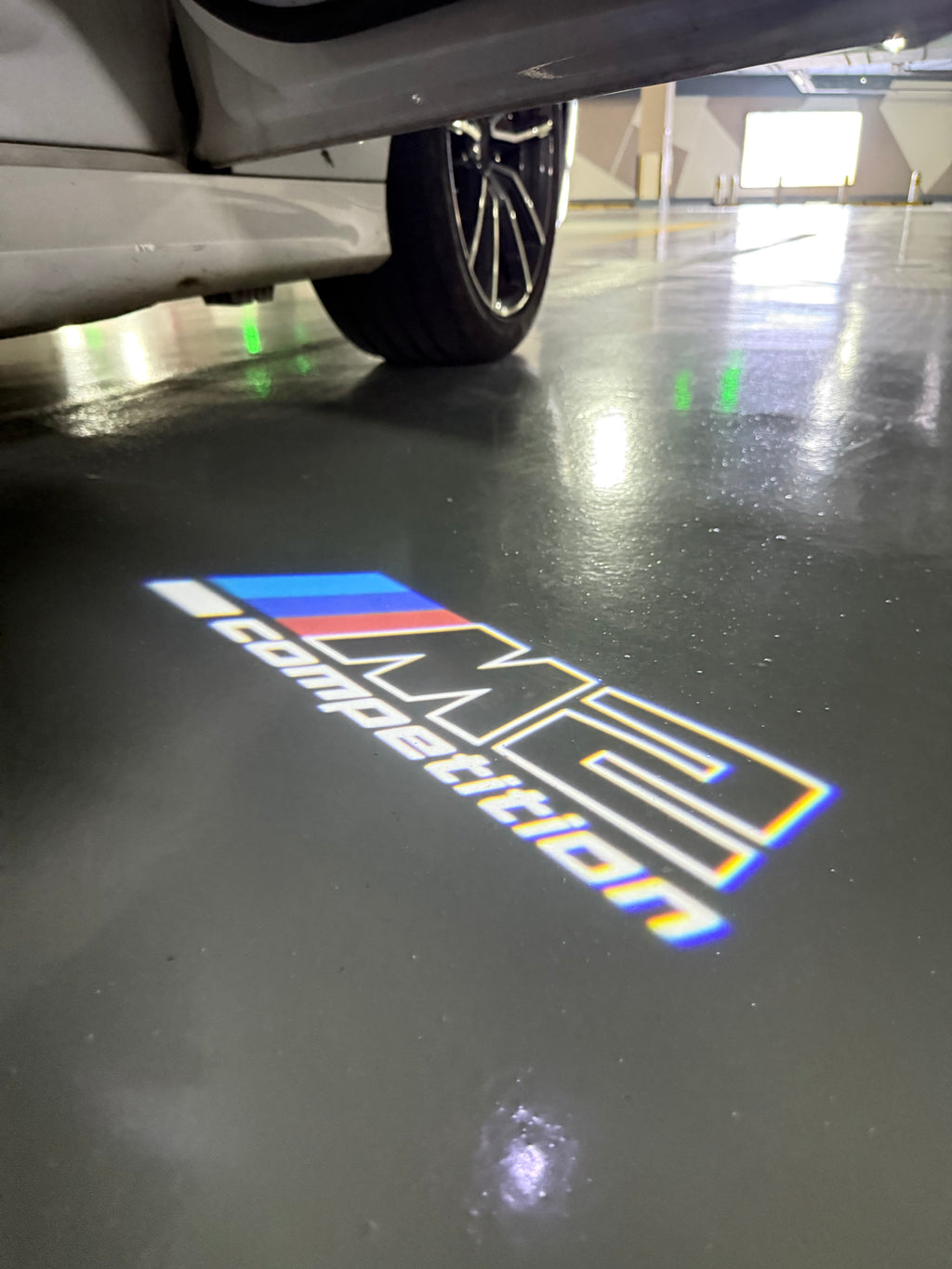 BMW M3 LOGO PROJECTOT LIGHTS Nr.24 (quantità 1 = 1 set/2 luci porta)