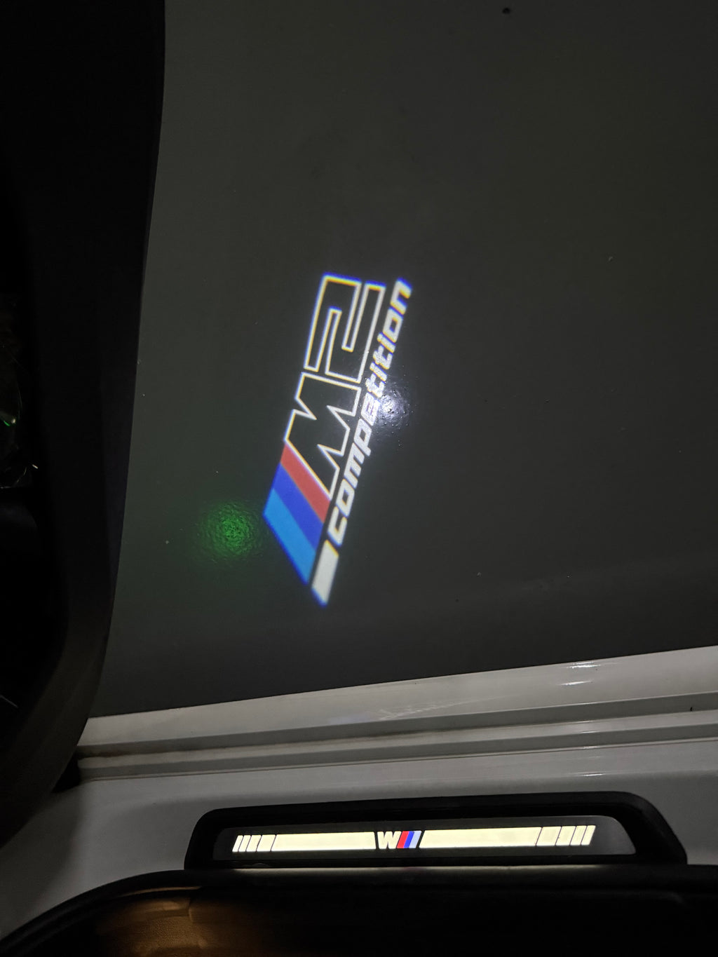 BMW M3 LOGO PROJECTOT LIGHTS Nr.24 (quantità 1 = 1 set/2 luci porta)