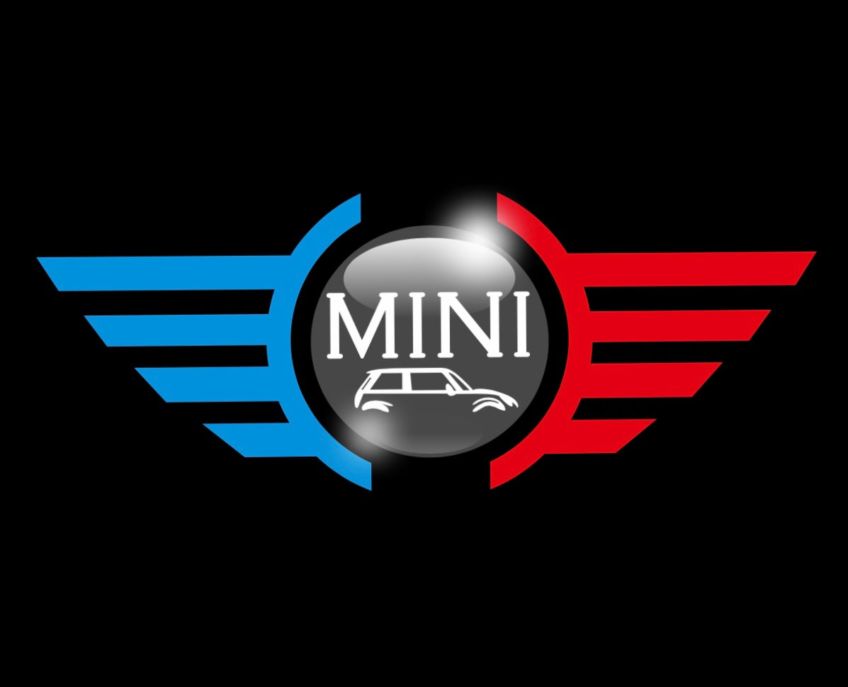 MINI LOGO PROJECROTR LIGHTS Nr.01 (quantité 1 = 2 Film Logo / 2 feux de porte)