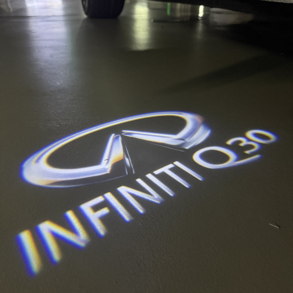 INFINTI QX56 LOGO PROJECROTR LIGHTS Nr.74 (cantidad 1 = 1 juego/2 luces de puerta)