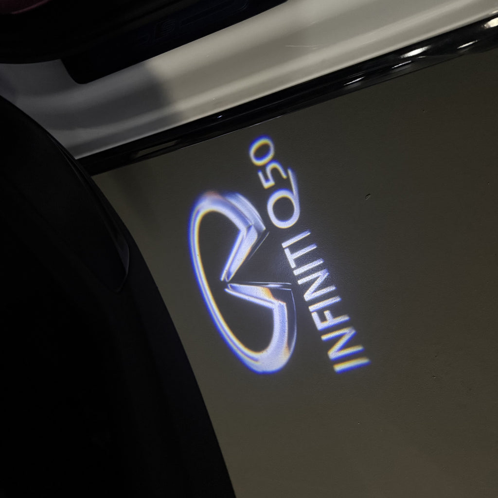 INFINITI  Q50 LOGO PROJECROTR LIGHTS  (quantity 1 = 1 sets/2 door lights)Nr.74A40