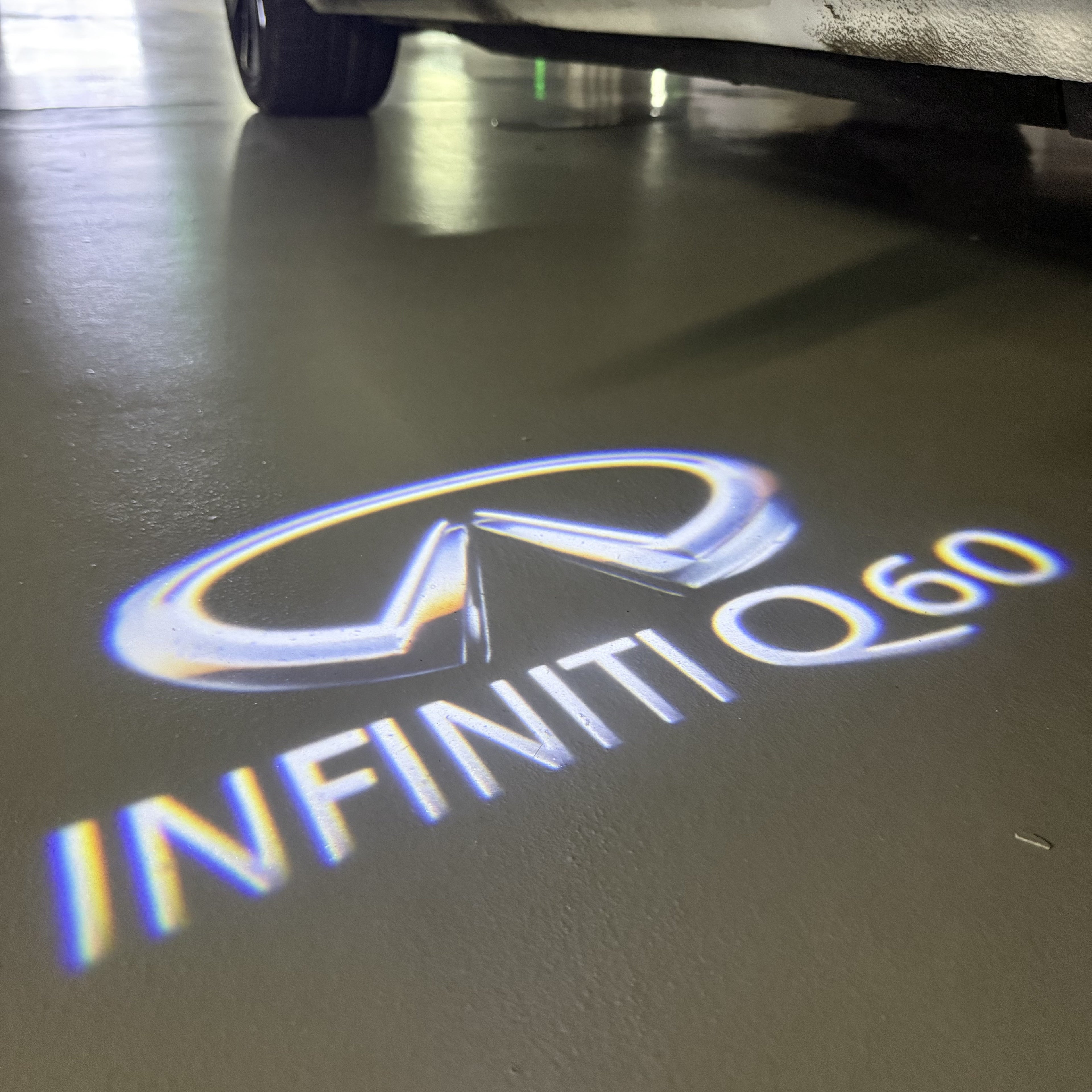 INFINITI  Q60 LOGO PROJECROTR LIGHTS  (quantity 1 = 1 sets/2 door lights)Nr.74A35