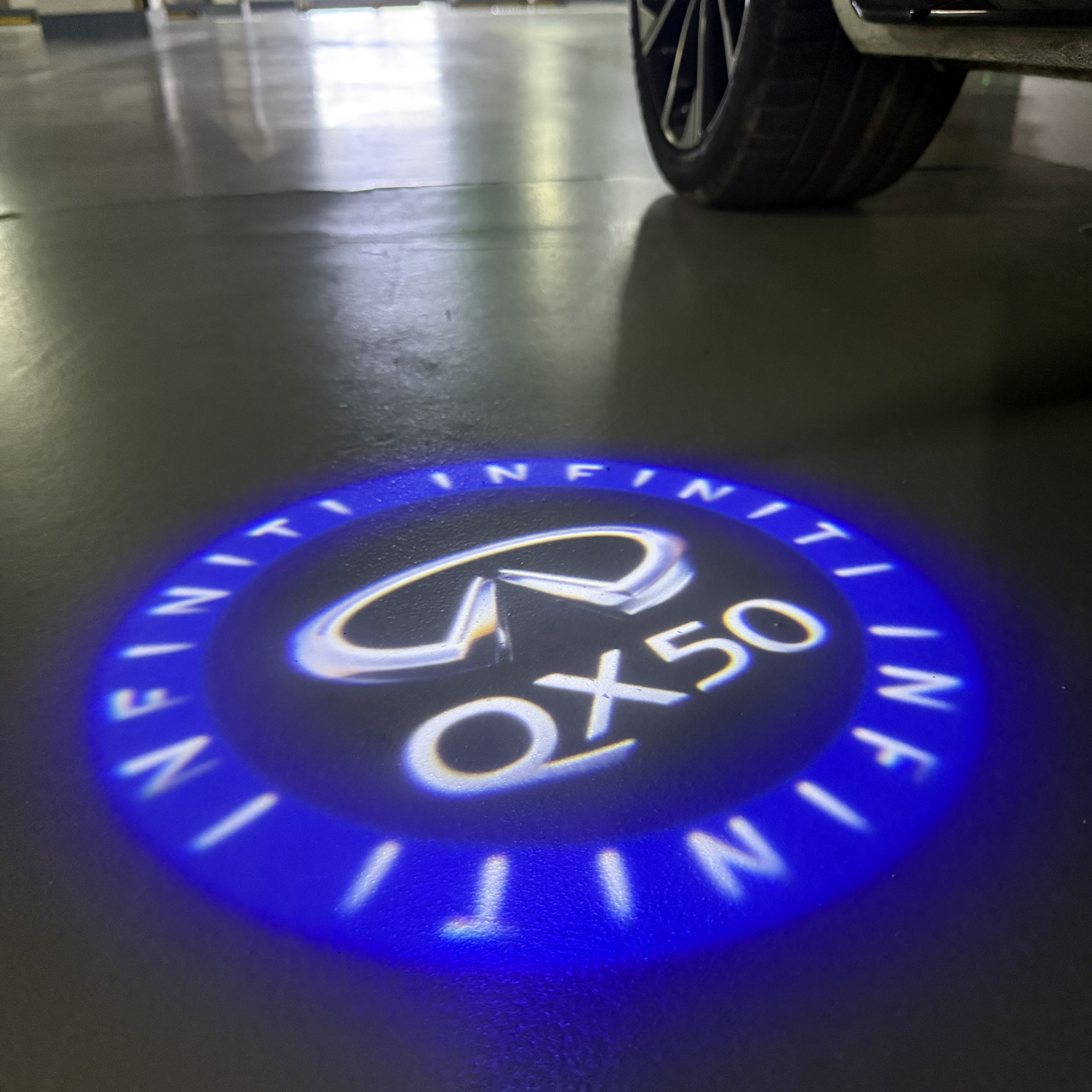 INFINITI  QX50 LOGO PROJECROTR LIGHTS  (quantity 1 = 1 sets/2 door lights)Nr.74A20