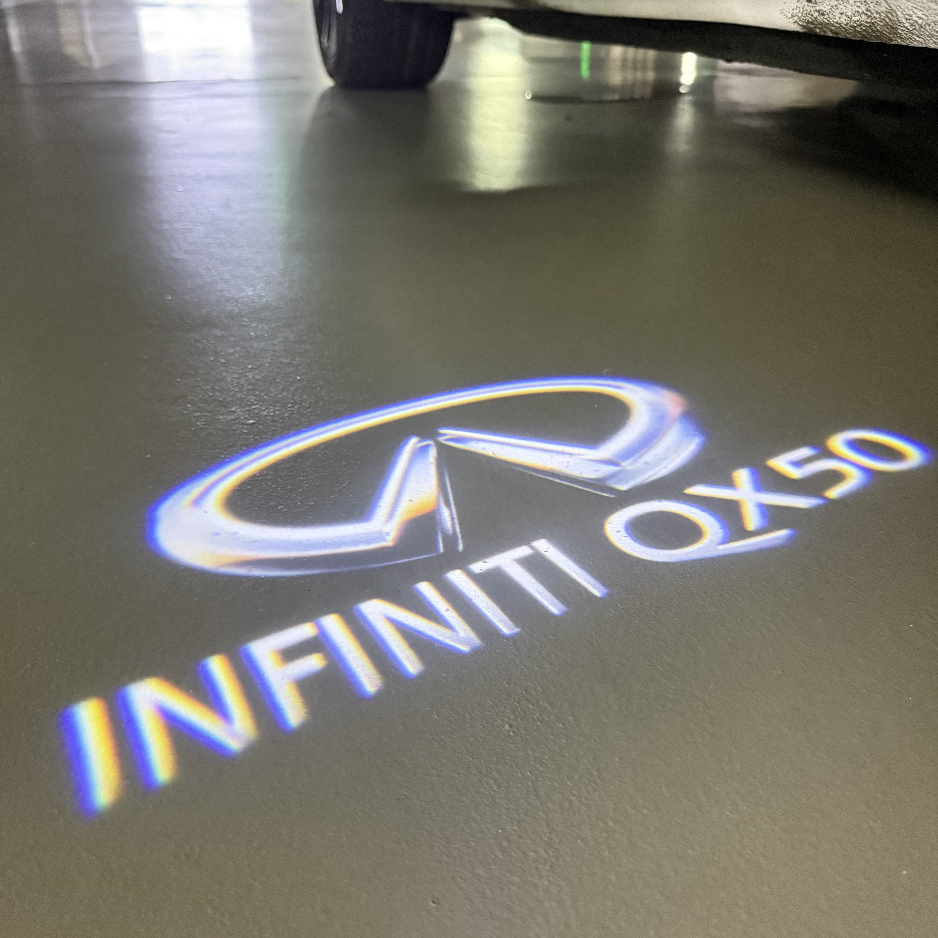 INFINITI  QX50 LOGO PROJECROTR LIGHTS  (quantity 1 = 1 sets/2 door lights)Nr.74A16