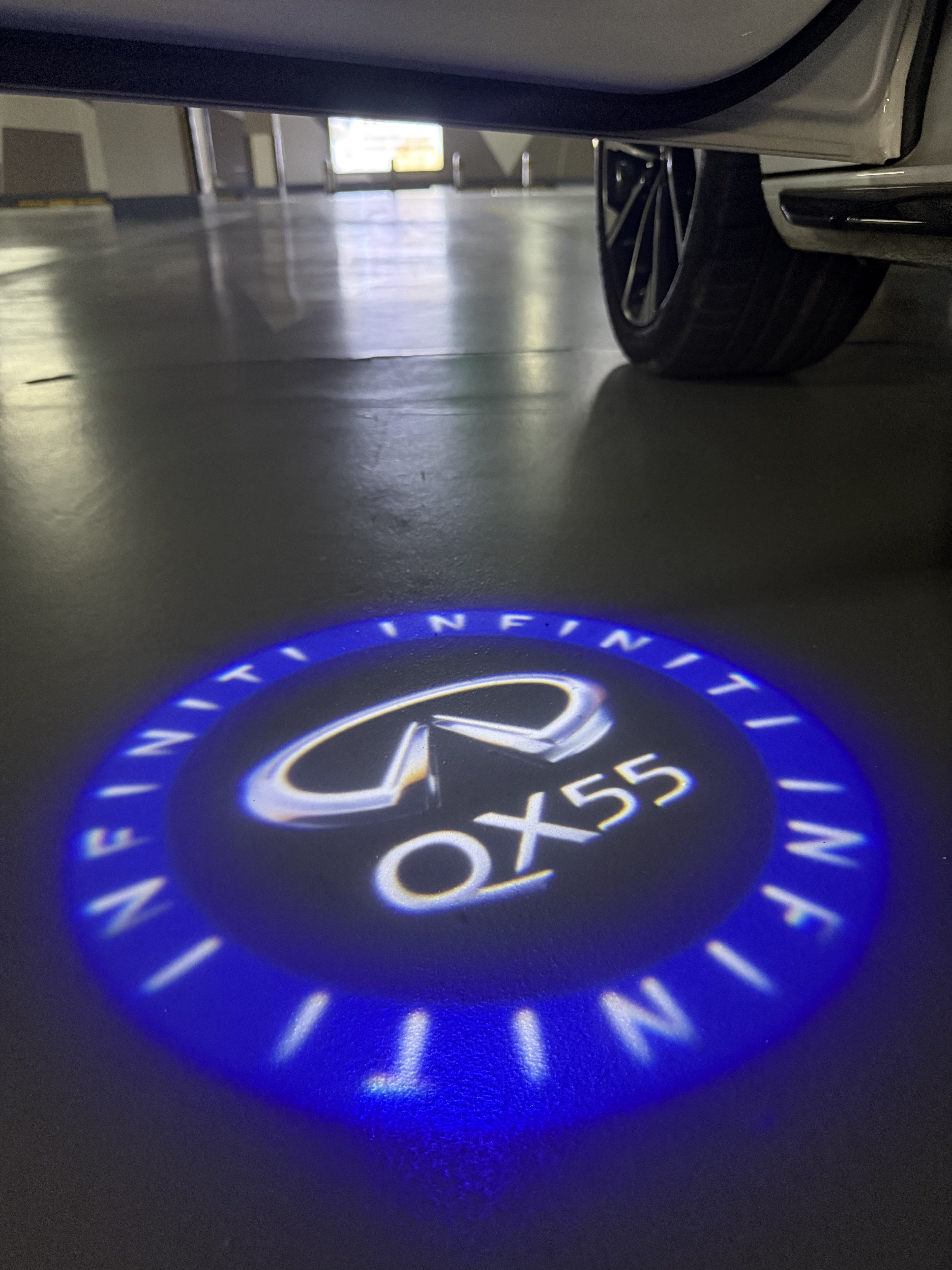 INFINITI  QX55 LOGO PROJECROTR LIGHTS  (quantity 1 = 1 sets/2 door lights)Nr.74A14