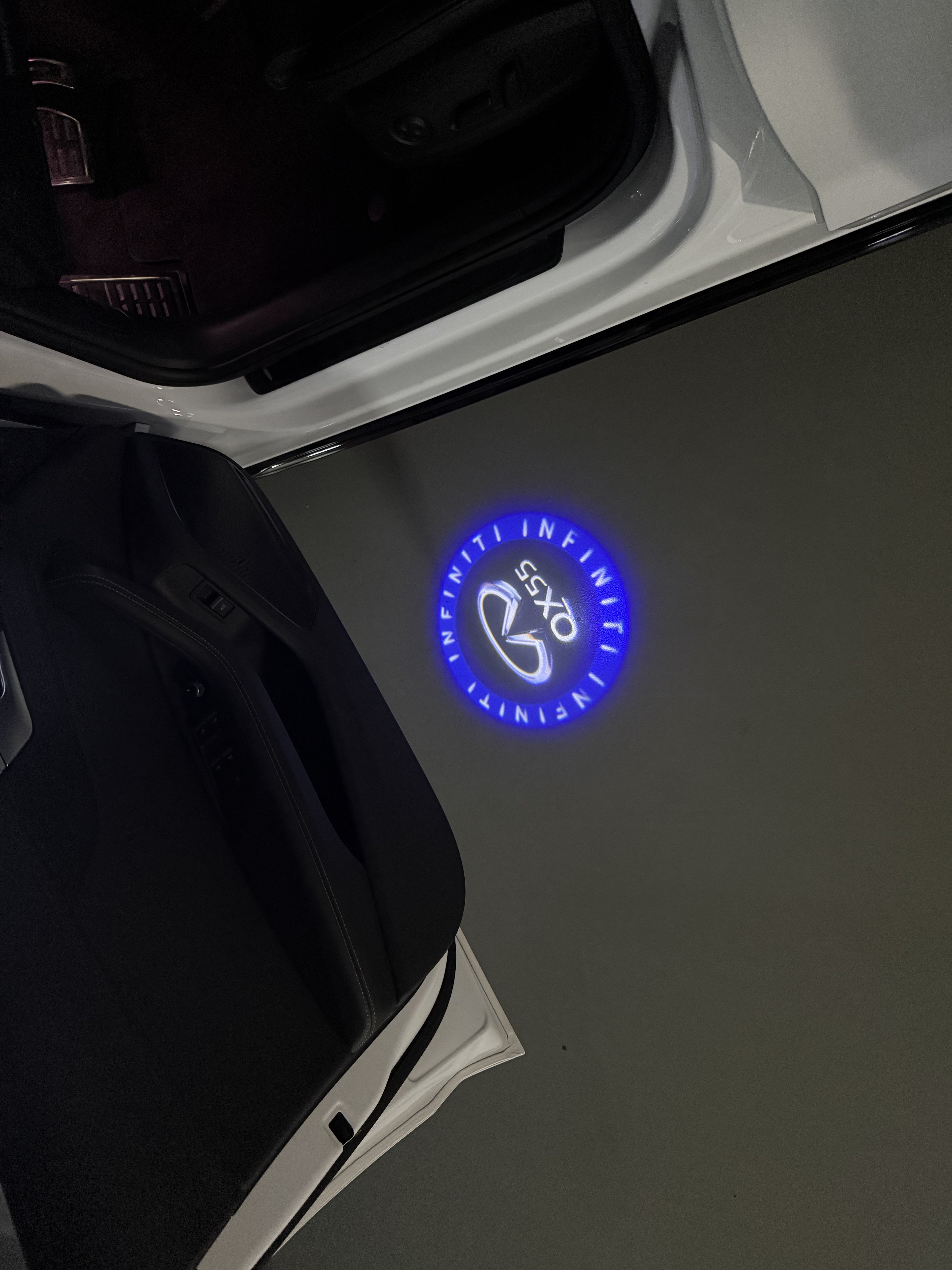 INFINITI  QX55 LOGO PROJECROTR LIGHTS  (quantity 1 = 1 sets/2 door lights)Nr.74A14