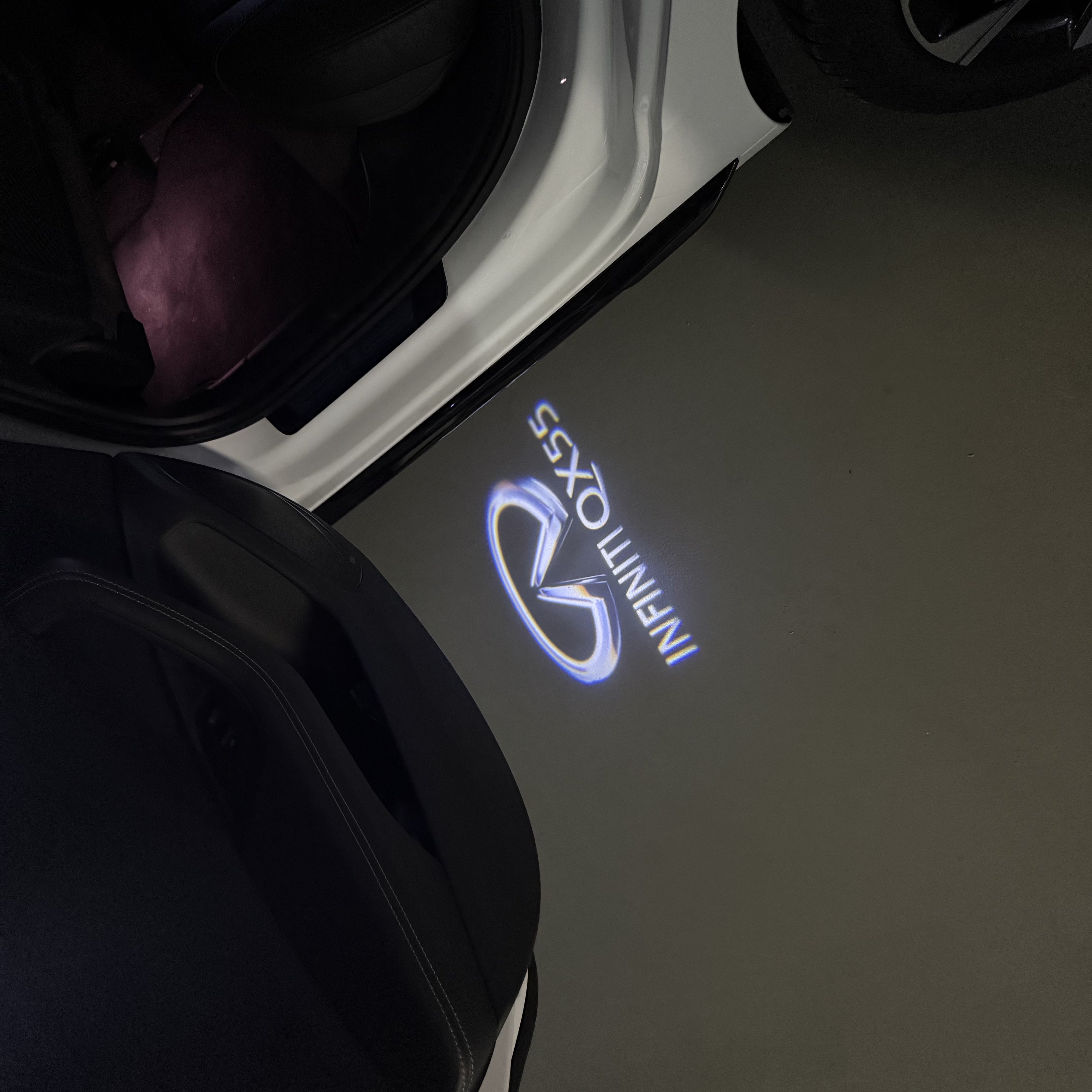 INFINITI  QX55 LOGO PROJECROTR LIGHTS  (quantity 1 = 1 sets/2 door lights)Nr.74A15