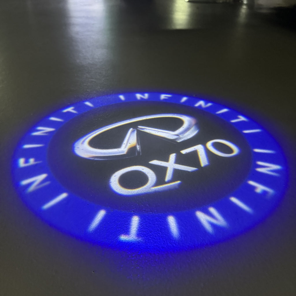 INFINITI  QX70 LOGO PROJECROTR LIGHTS  (quantity 1 = 1 sets/2 door lights)Nr.74A30