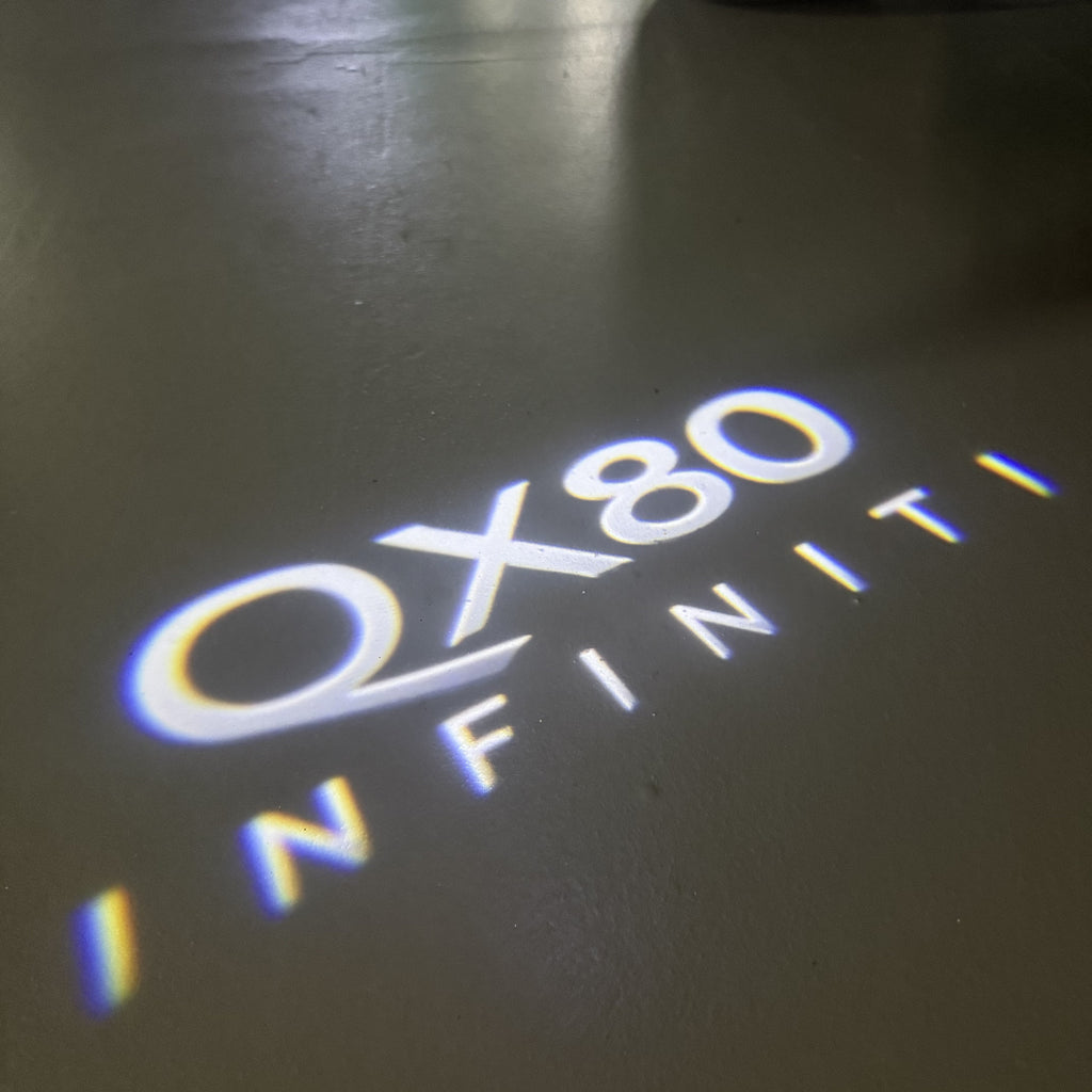 INFINITI  QX80 LOGO PROJECROTR LIGHTS  (quantity 1 = 1 sets/2 door lights)Nr.74A3