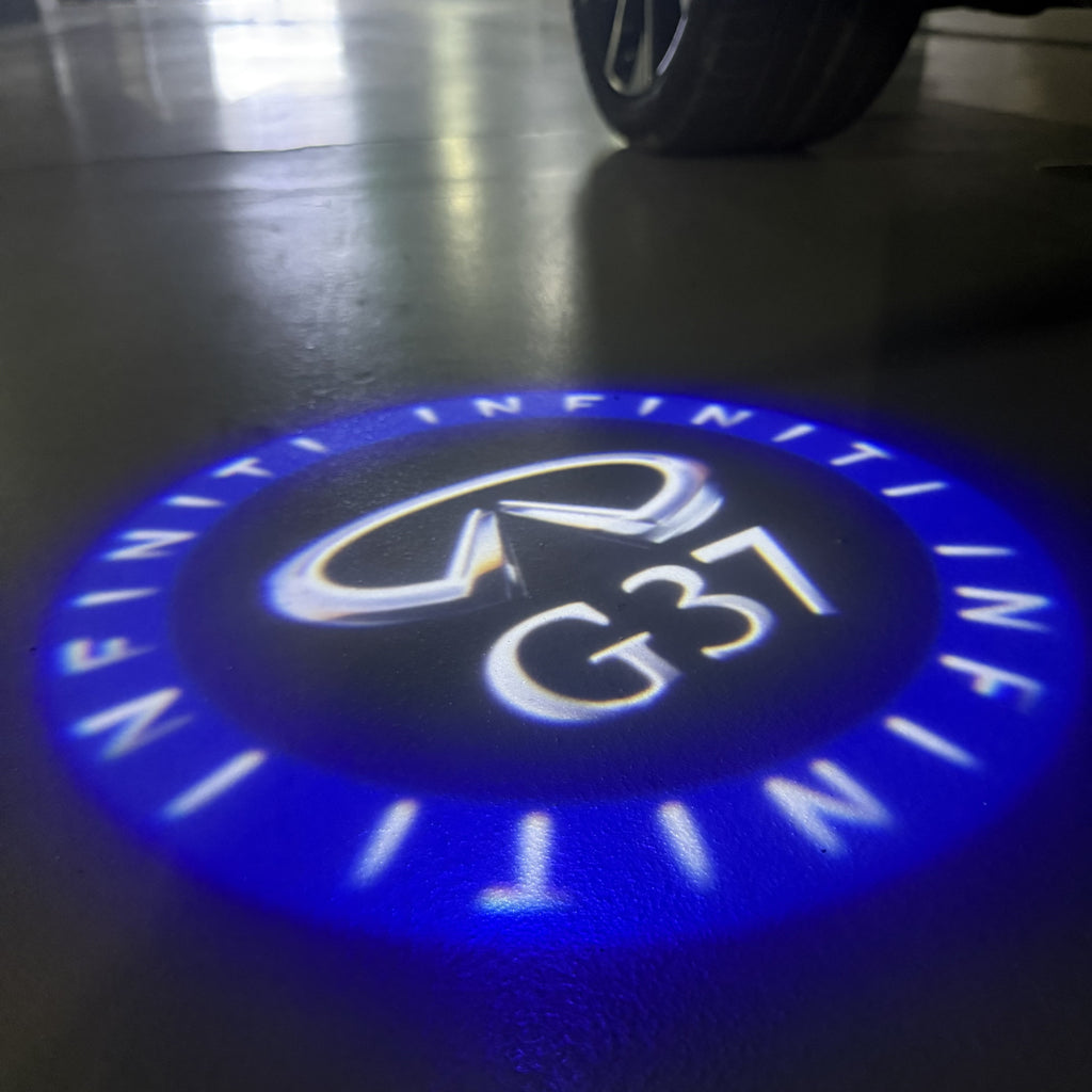 INFINTI QX56 LOGO PROJECROTR LIGHTS Nr.74 (Menge 1 = 1 Sets/2 Türleuchten)