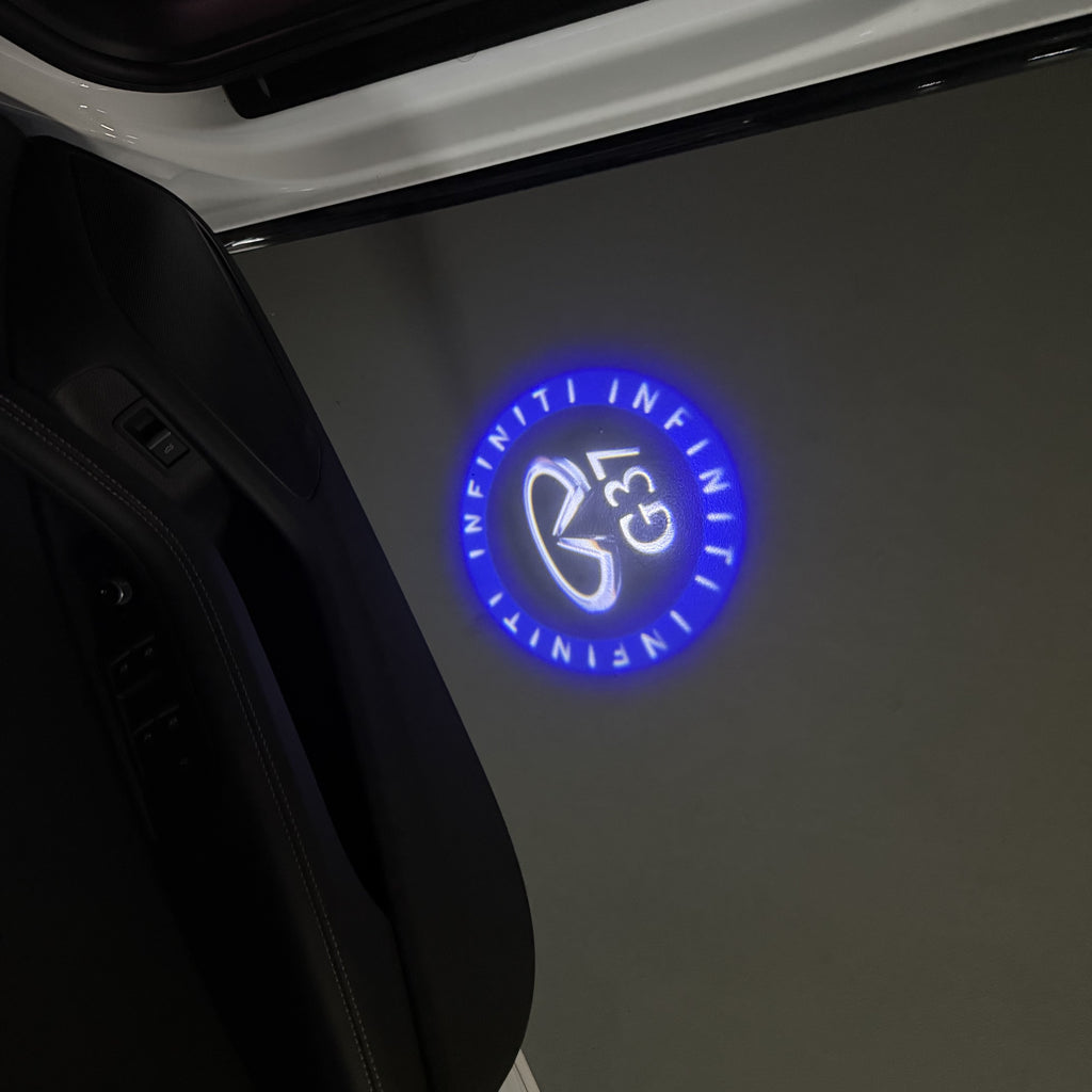 INFINTI QX56 LOGO PROJECROTR LIGHTS Nr.74 (Menge 1 = 1 Sets/2 Türleuchten)