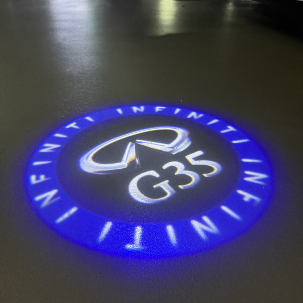 INFINTI QX56 LOGO PROJECROTR LIGHTS Nr.74 (cantidad 1 = 1 juego/2 luces de puerta)