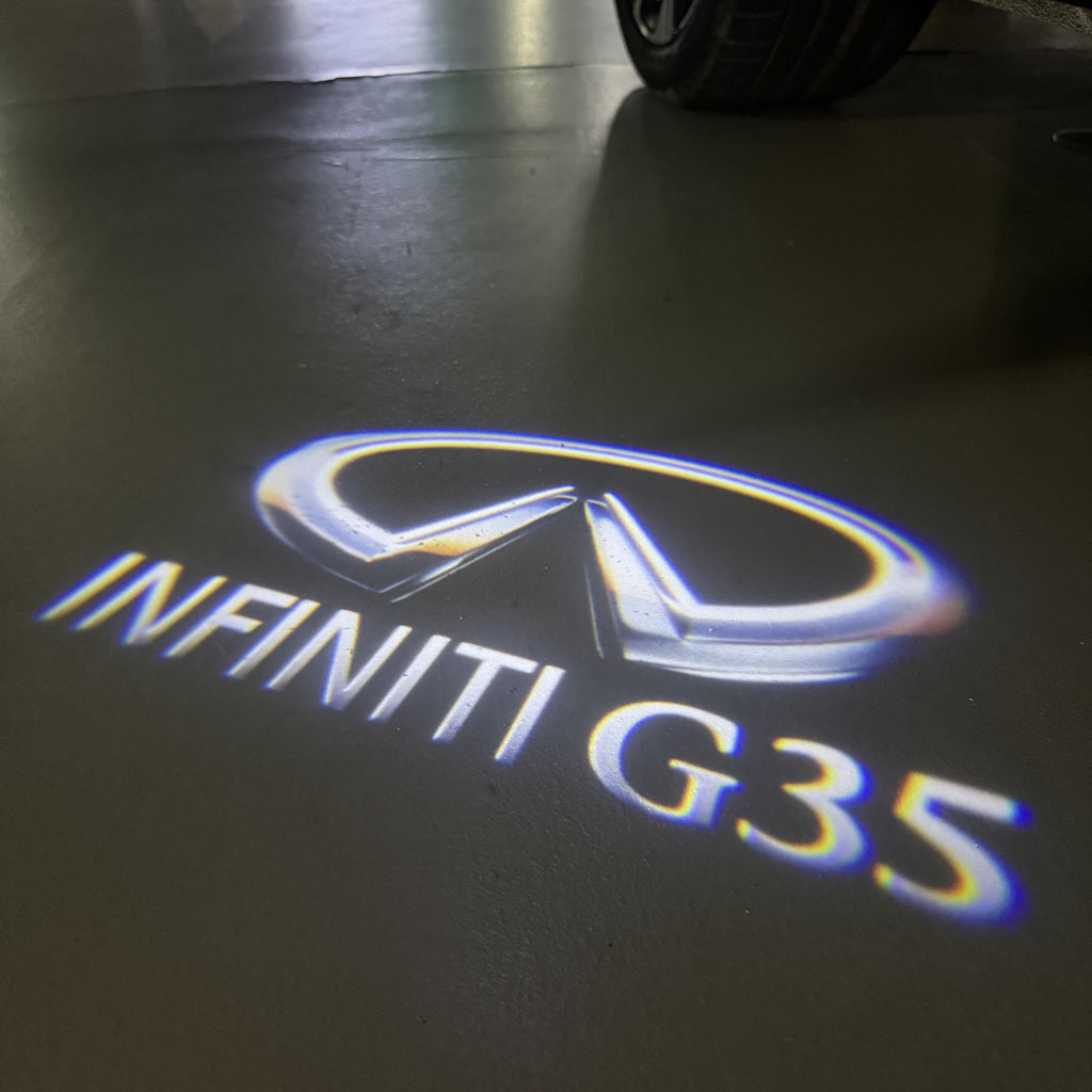 INFINTI QX56 LOGO PROJECROTR LIGHTS Nr.74 (cantidad 1 = 1 juego/2 luces de puerta)