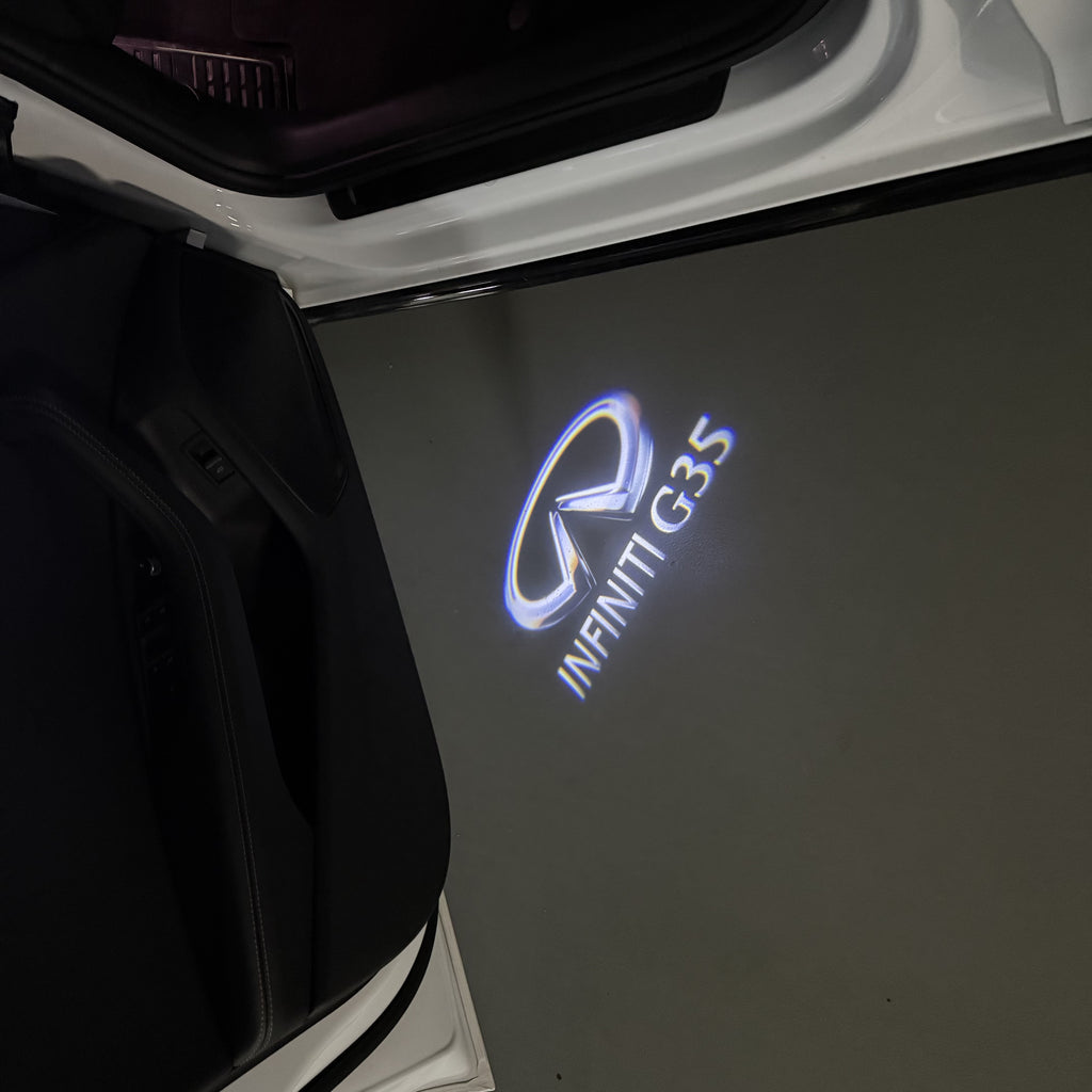 INFINTI QX56 LOGO PROJECROTR LIGHTS Nr.74 (cantidad 1 = 1 juego/2 luces de puerta)