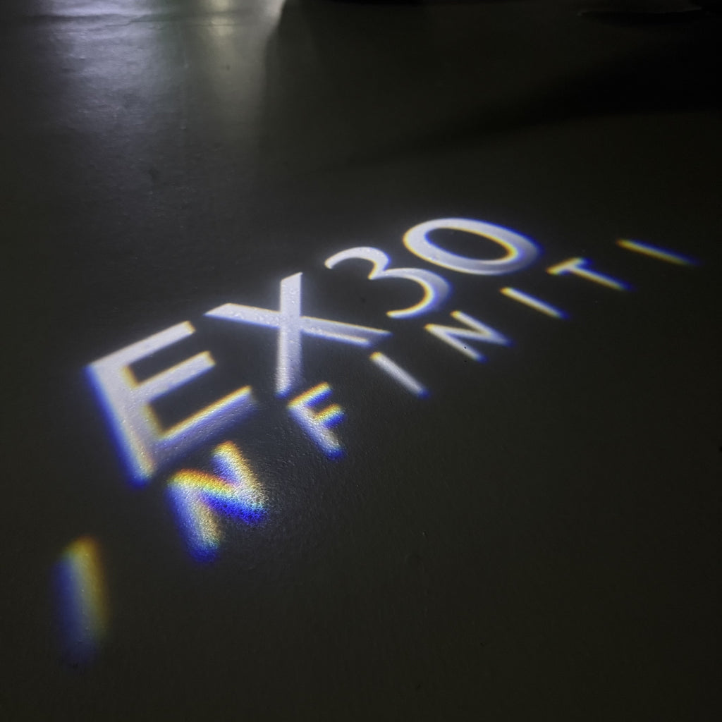 INFINTI QX56 LOGO PROJECROTR LIGHTS Nr.74 (cantidad 1 = 1 juego/2 luces de puerta)