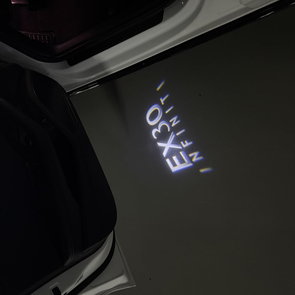 INFINTI QX56 LOGO PROJECROTR LIGHTS Nr.74 (cantidad 1 = 1 juego/2 luces de puerta)