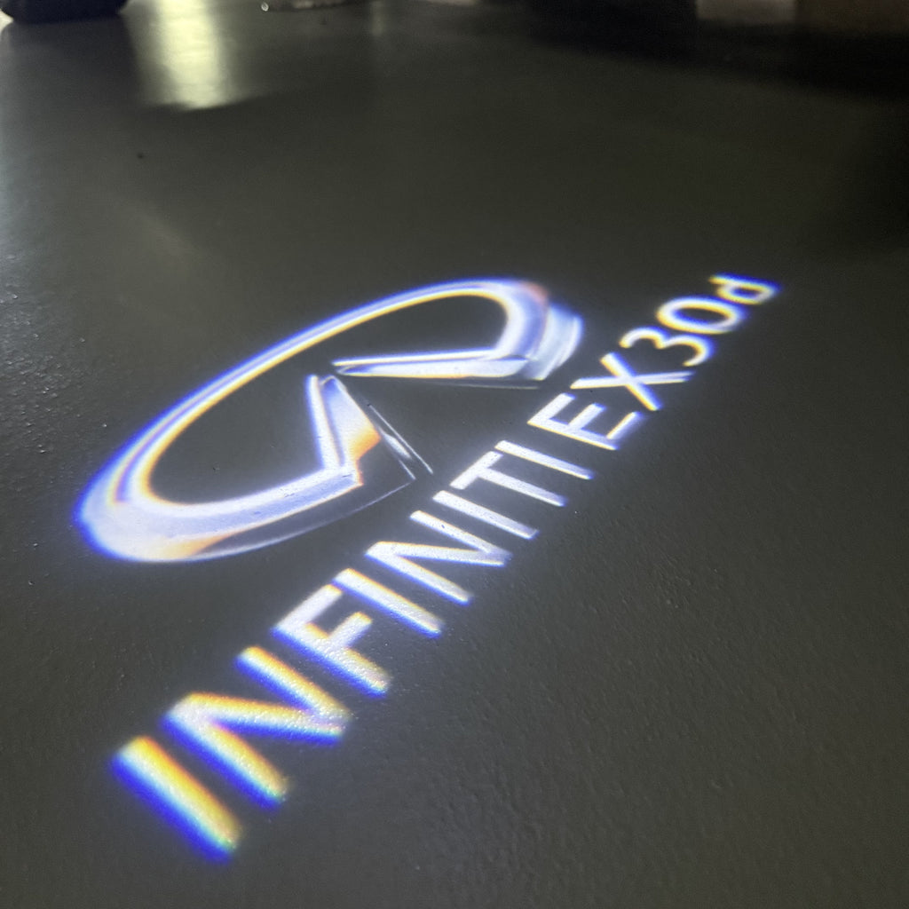 INFINTI QX56 LOGO PROJECROTR LIGHTS Nr.74 (cantidad 1 = 1 juego/2 luces de puerta)
