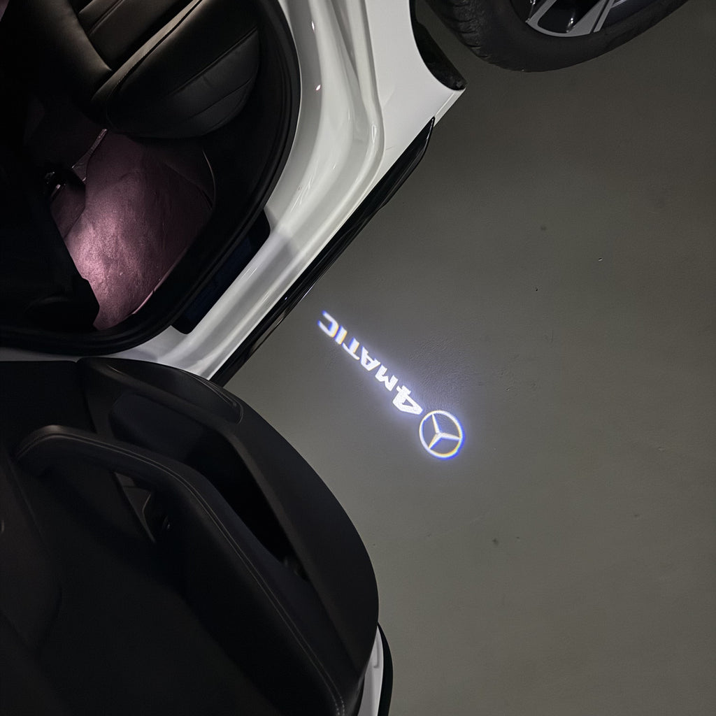 MERCEDES BENZ LOGO PROJECTOT LIGHTS Nr.03 (Menge 1 = 1 Sätze/2 Türleuchten)