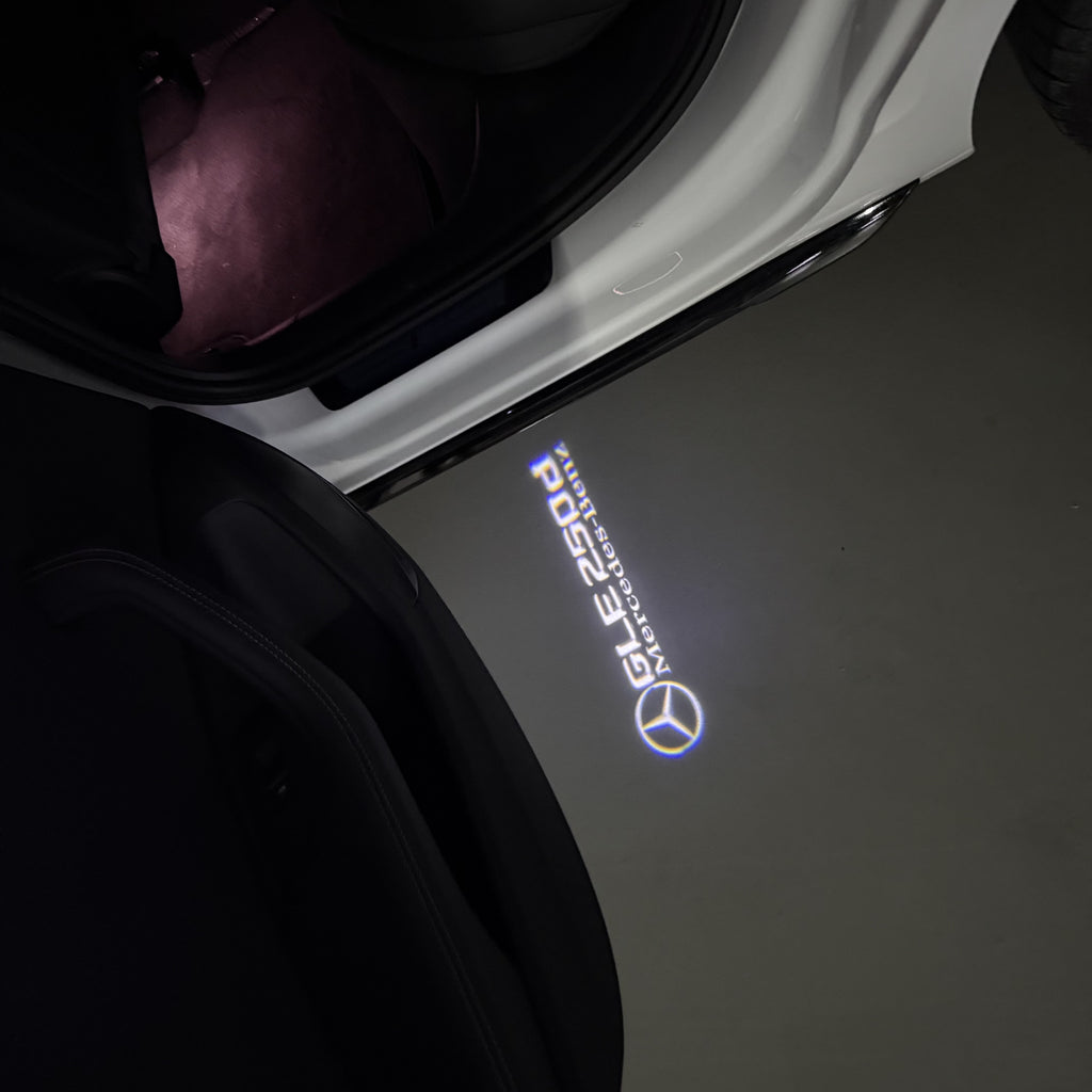 MERCEDES BENZ LOGO PROJECTOT LIGHTS Nr.03 (Menge 1 = 1 Sätze/2 Türleuchten)