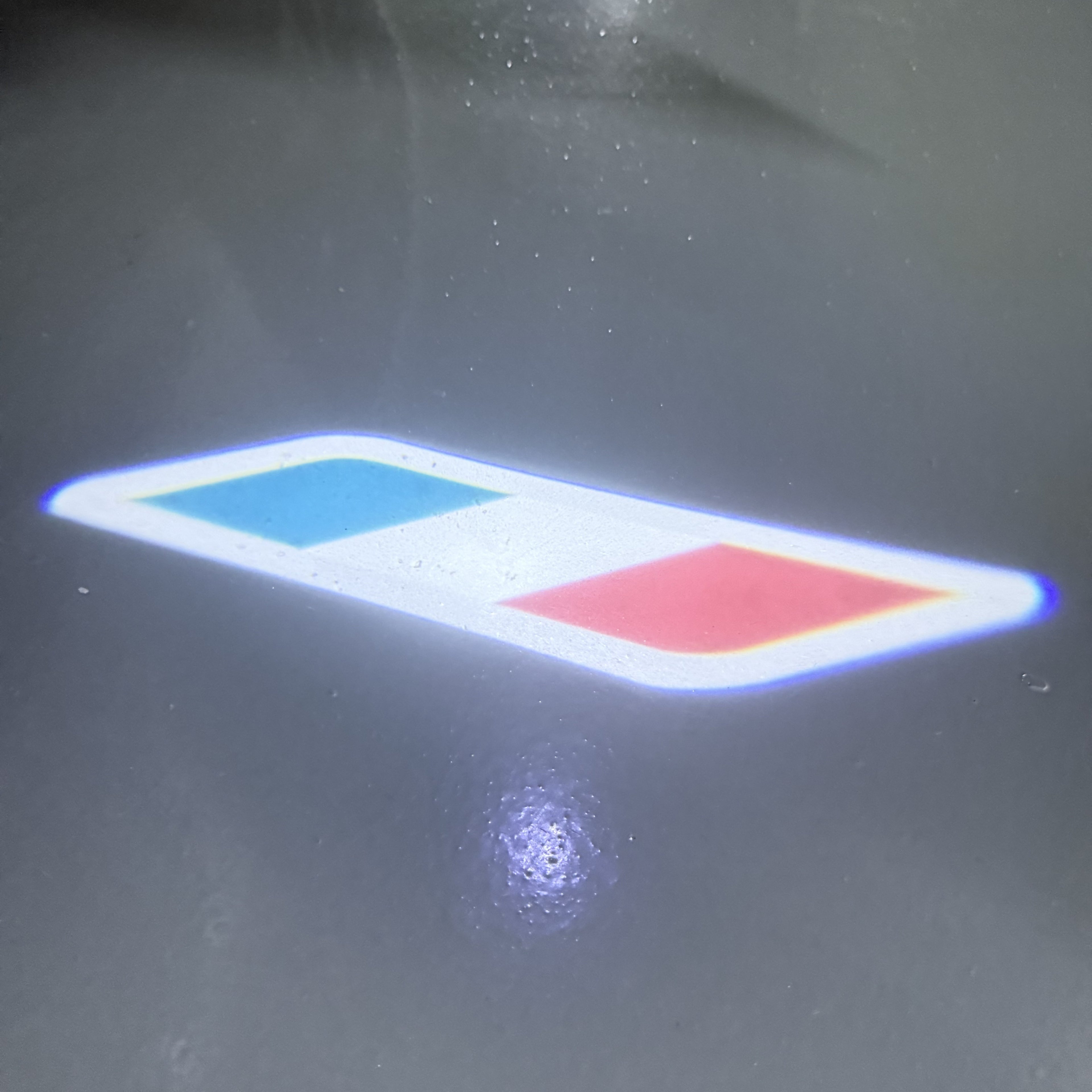 Alfa Romeo LOGO PROJECTOT LIGHTS Nr.04 (quantité 1 = 2 Logo Film / 2 feux de porte)