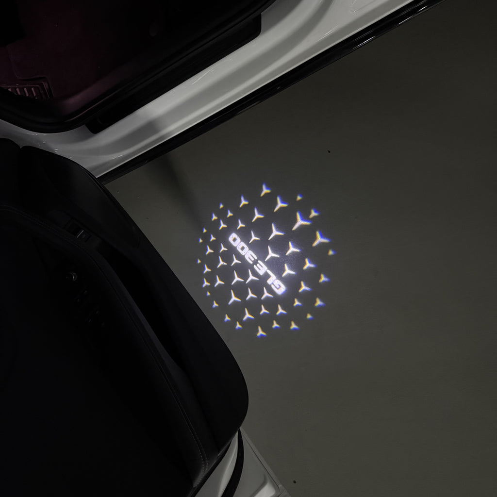 MERCEDES BENZ LOGO PROJECTOT LIGHTS Nr.03 (Menge 1 = 1 Sätze/2 Türleuchten)