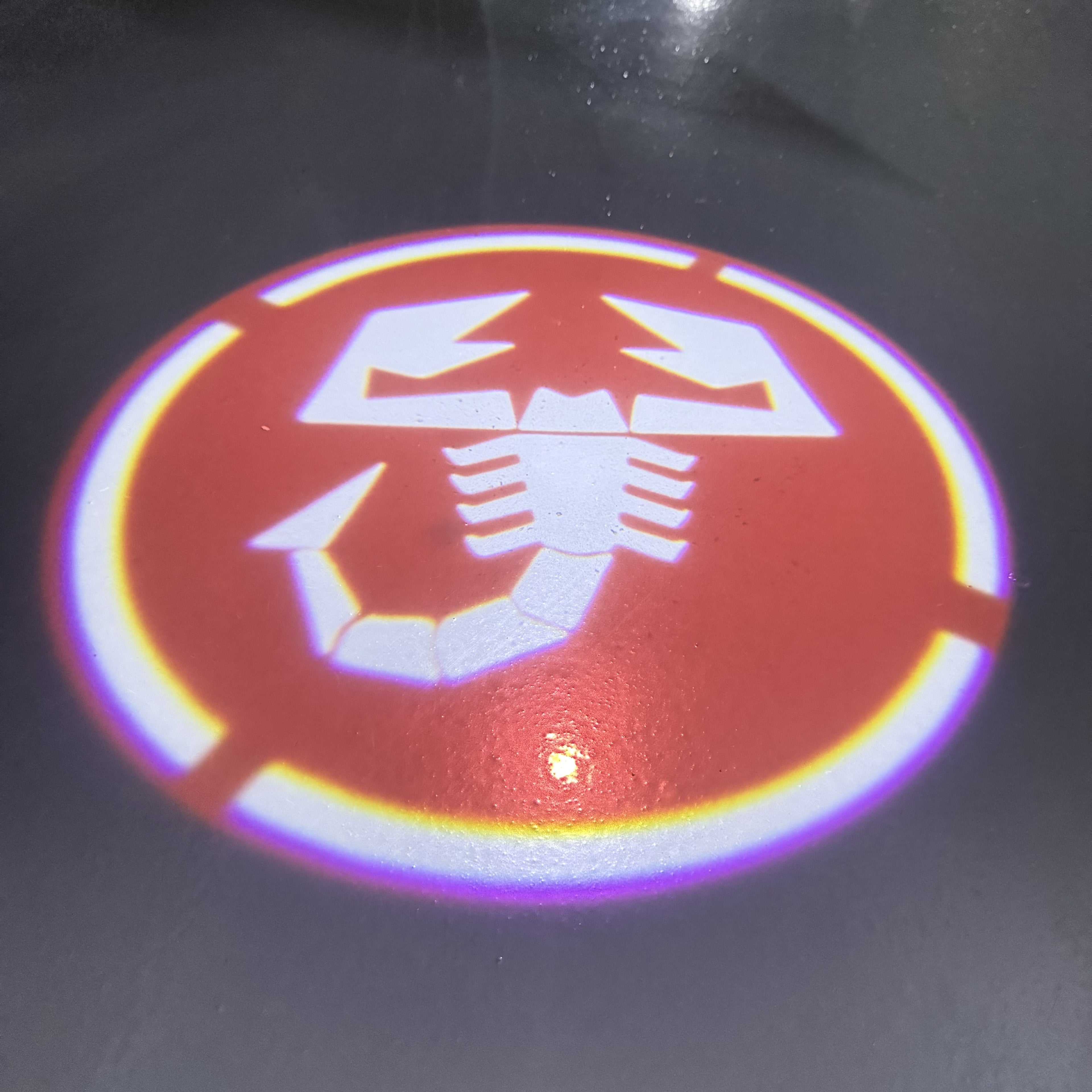 Alfa Romeo LOGO PROJECTOT LIGHTS Nr.04 (quantité 1 = 2 Logo Film / 2 feux de porte)