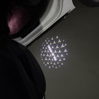 أضواء بروجكتور شعار MERCEDES BENZ رقم 03 (الكمية 1 = 1 مجموعة / 2 أضواء باب)