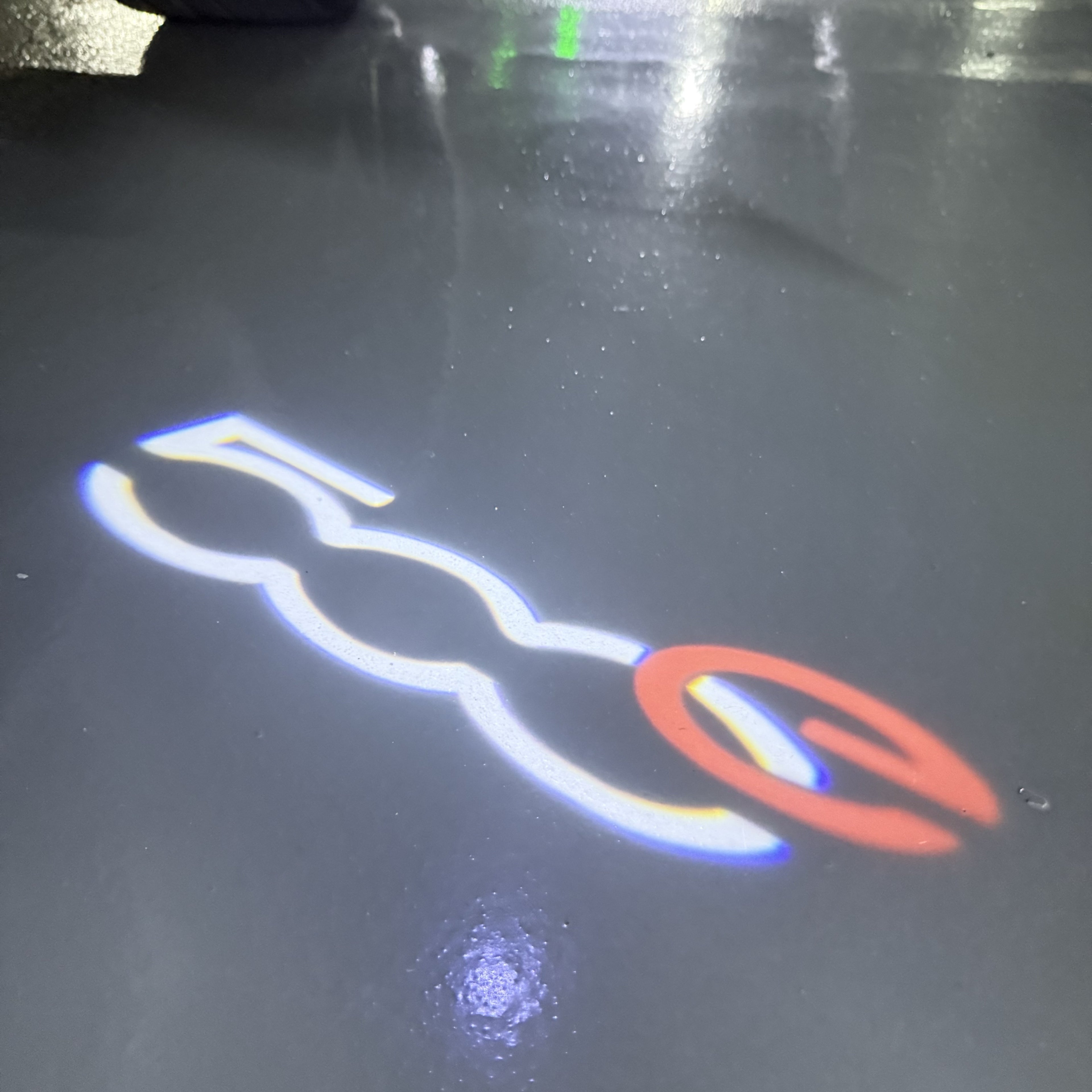 Alfa Romeo LOGO PROJECTOT LIGHTS Nr.04 (quantité 1 = 2 Logo Film / 2 feux de porte)