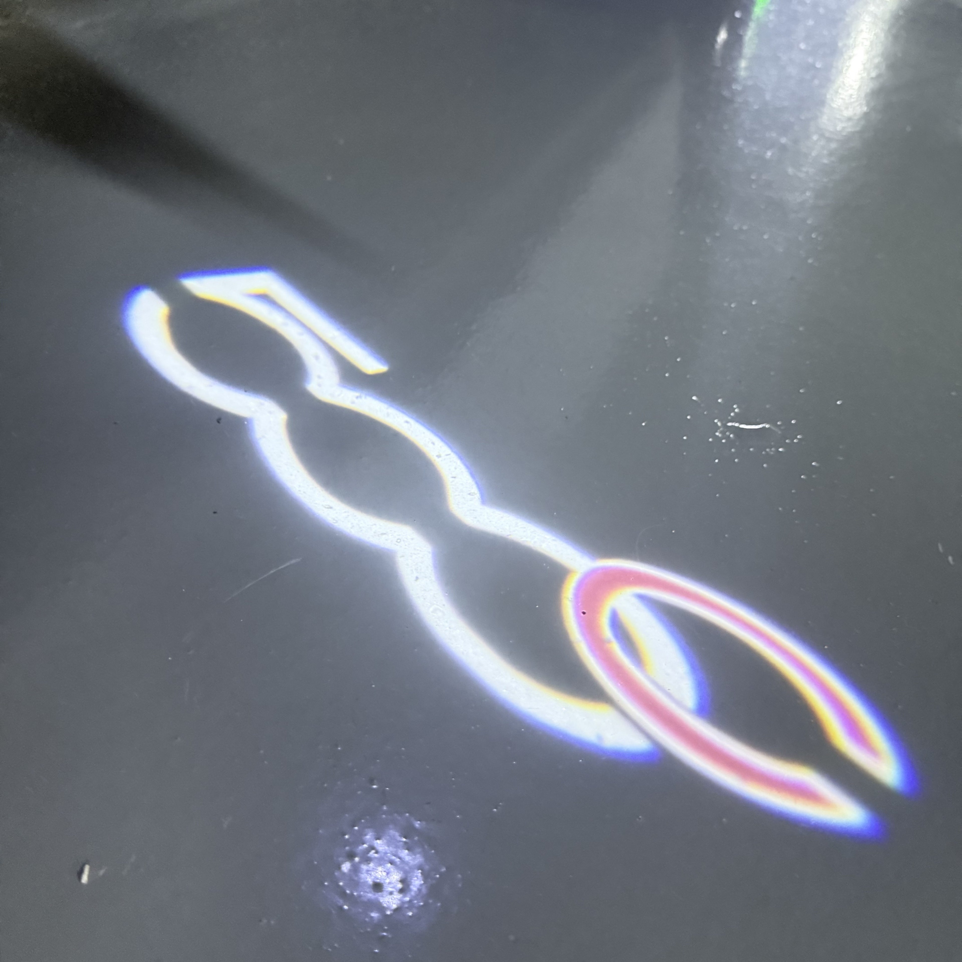 Alfa Romeo LOGO PROJECTOT LIGHTS Nr.04 (quantité 1 = 2 Logo Film / 2 feux de porte)