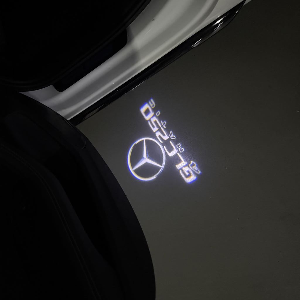 MERCEDES BENZ LOGO PROJECTOT LIGHTS Nr.03 (Menge 1 = 1 Sätze/2 Türleuchten)