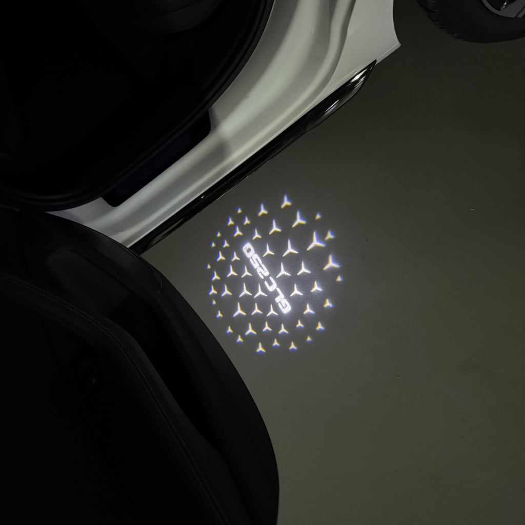 MERCEDES BENZ LOGO PROJECTOT LIGHTS Nr.03 (Menge 1 = 1 Sätze/2 Türleuchten)