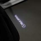 MERCEDES BENZ LOGO PROJECTOT LIGHTS Nr.03 (cantidad 1 = 1 juego/2 luces de puerta)