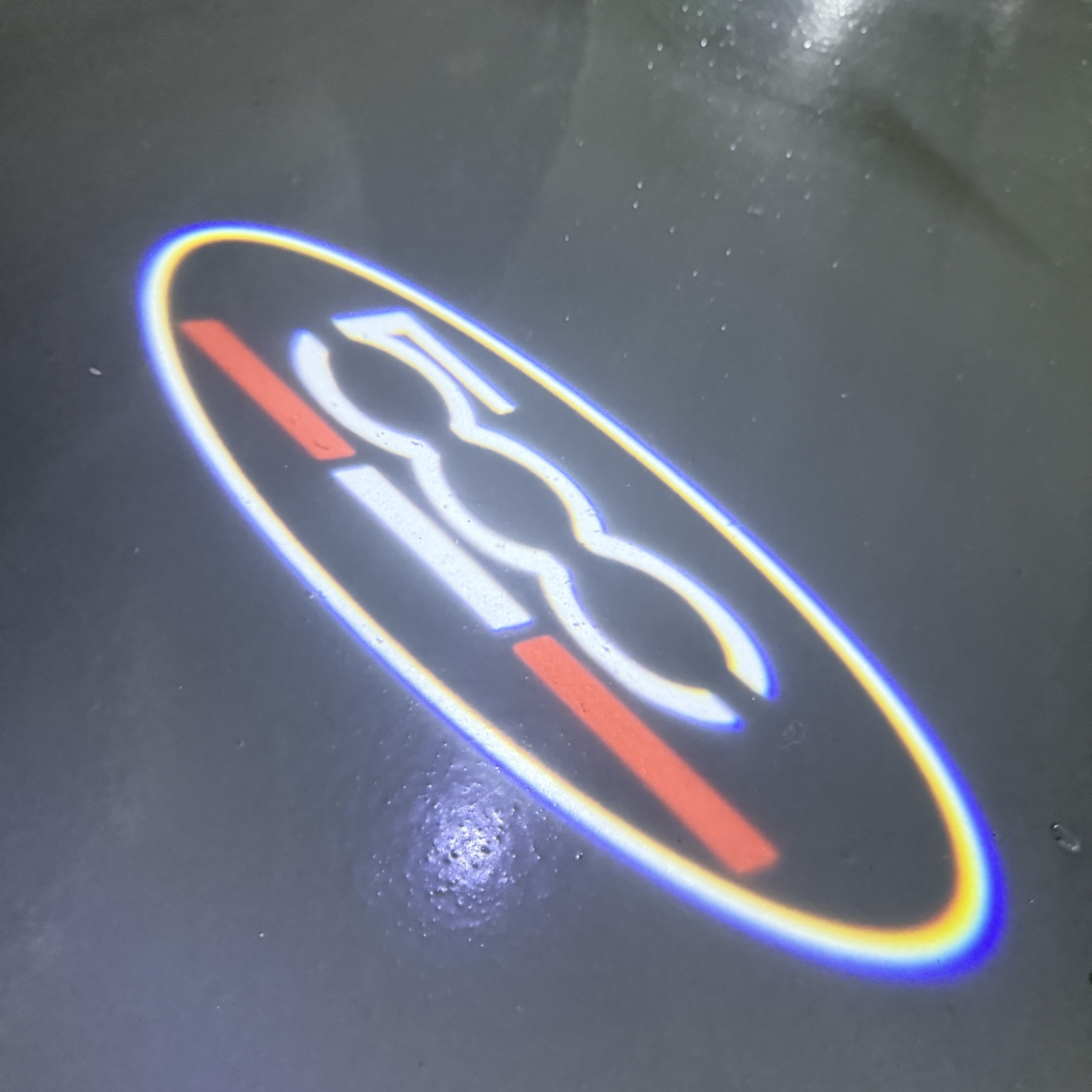 Alfa Romeo LOGO PROJECTOT LIGHTS Nr.04 (quantité 1 = 2 Logo Film / 2 feux de porte)