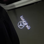 MERCEDES BENZ LOGO PROJECTOT LIGHTS Nr.03 (cantidad 1 = 1 juego/2 luces de puerta)