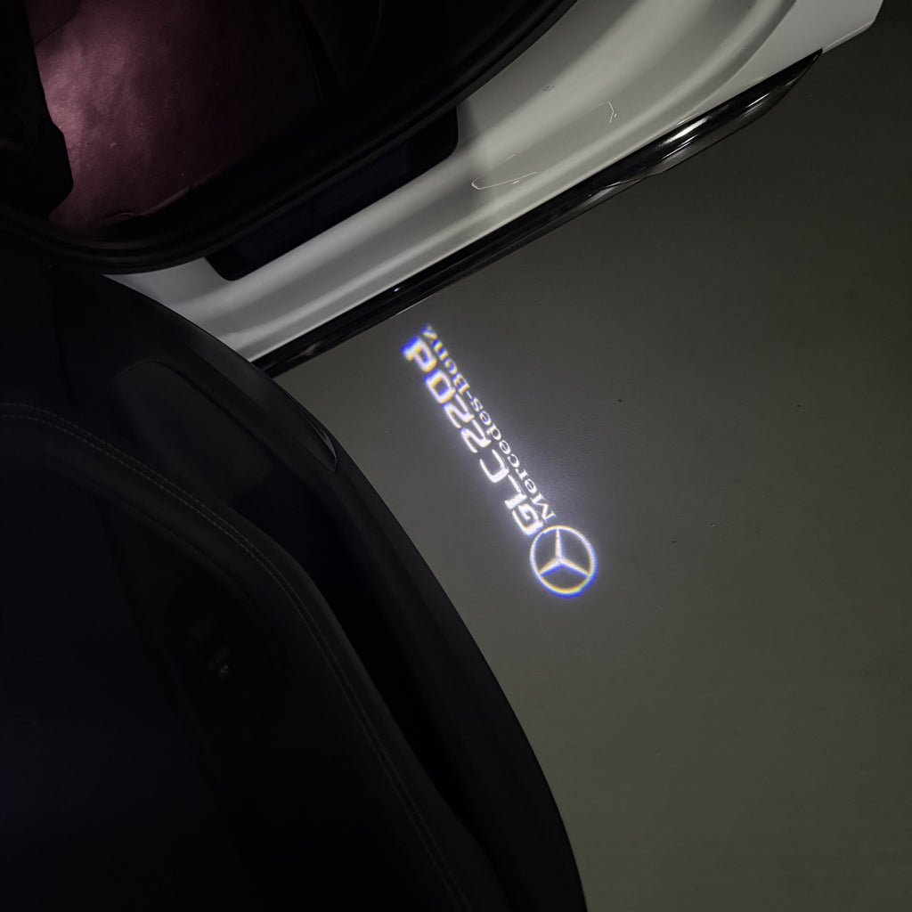MERCEDES BENZ LOGO PROJECTOT LIGHTS Nr.03 (Menge 1 = 1 Sätze/2 Türleuchten)